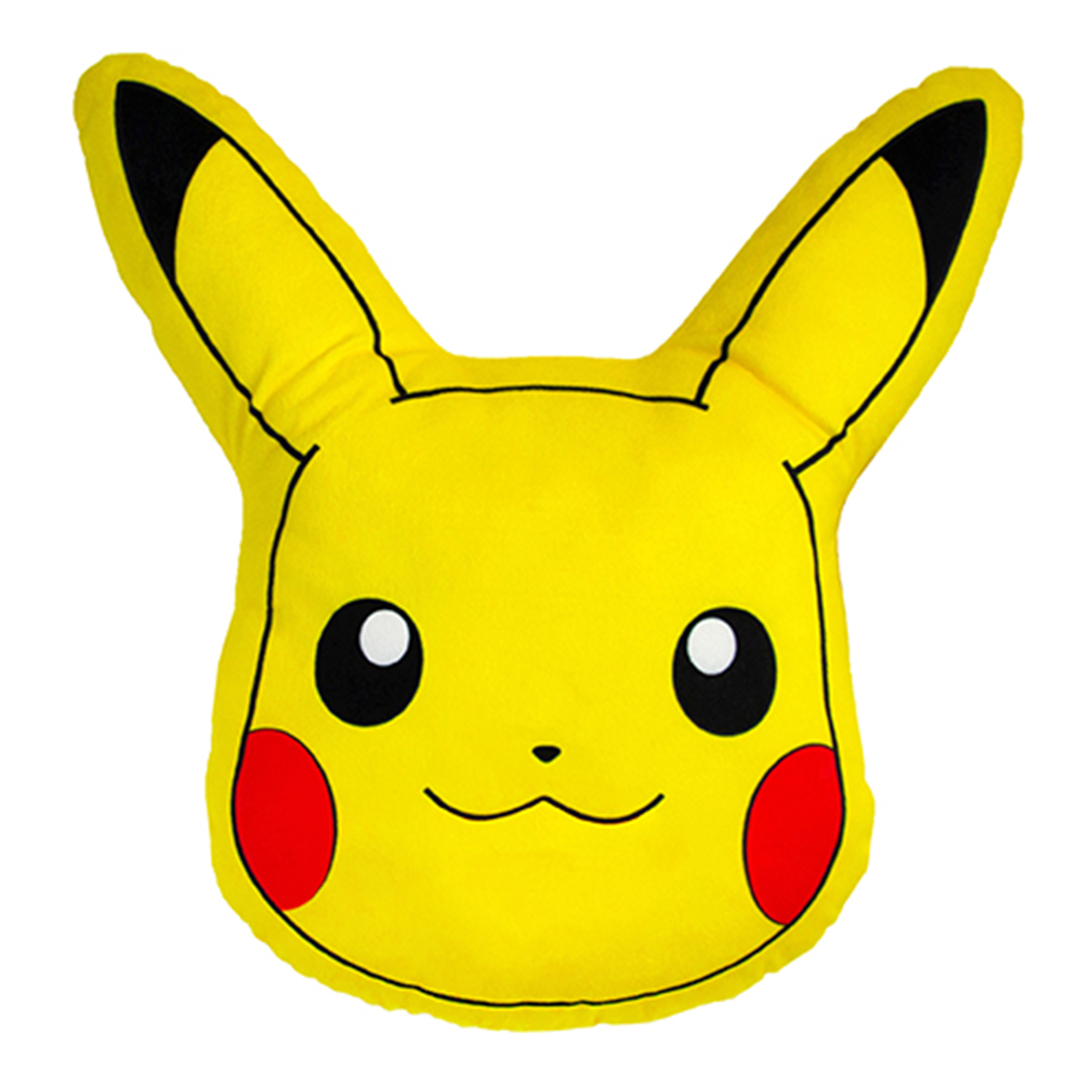 Konturenkissen PIKACHU - gelb - 30x30 cm