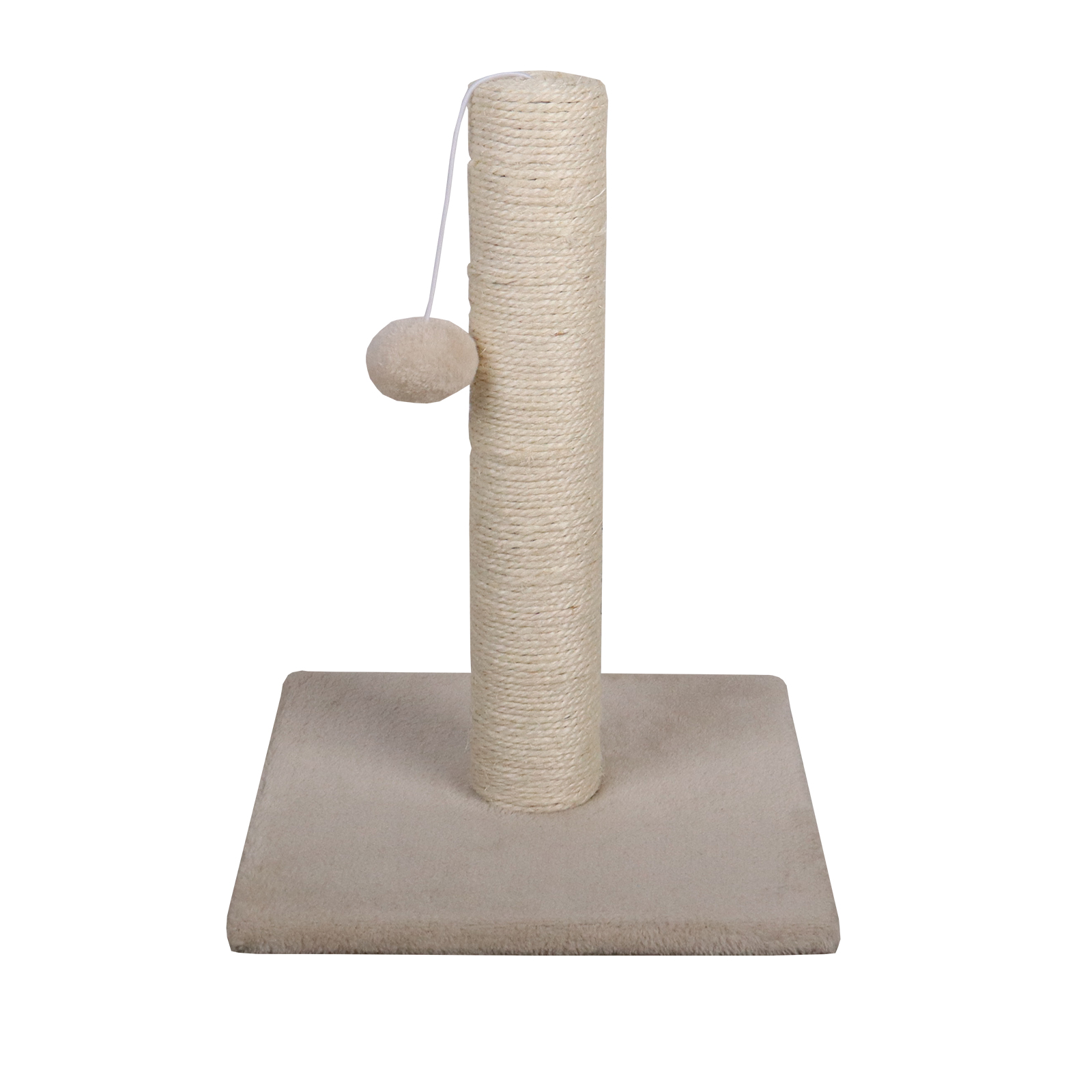 Kratzbaum für Katzen - beige - 30x42 cm