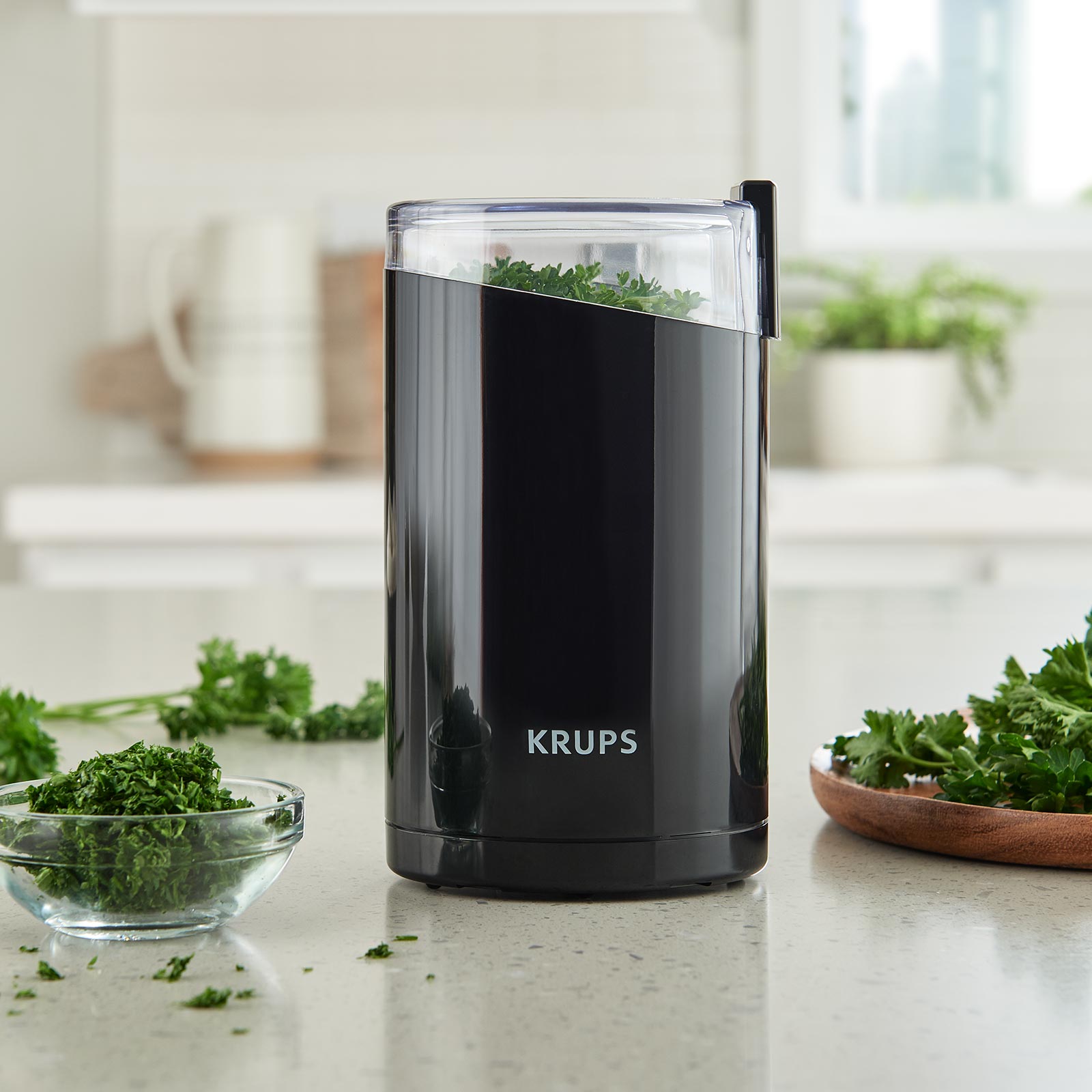 KRUPS Kaffee-Gewürzmühle F20342 - schwarz - 75g Füllmenge