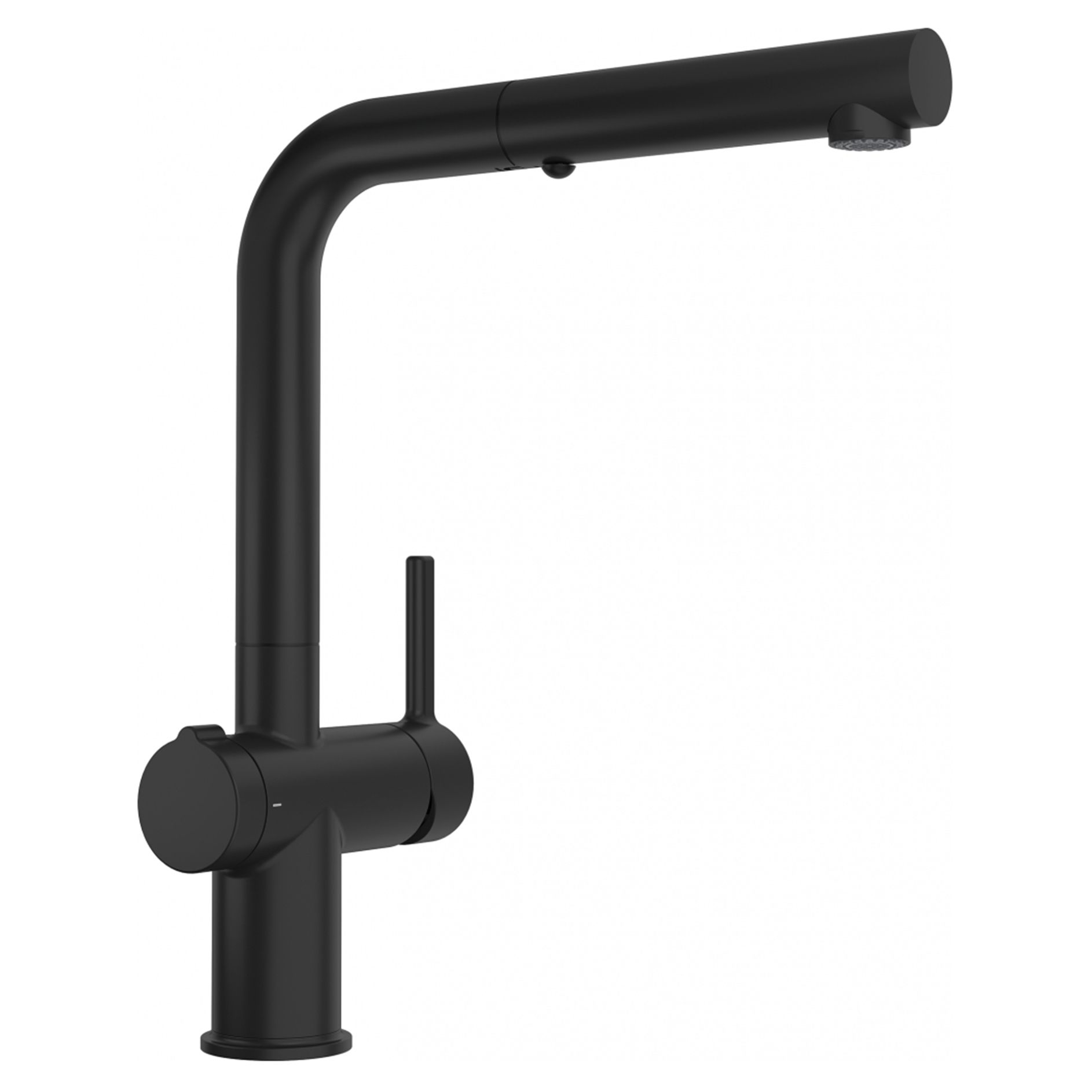 Küchenarmatur ACTIVE L TWIST - schwarz matt - Hochdruck