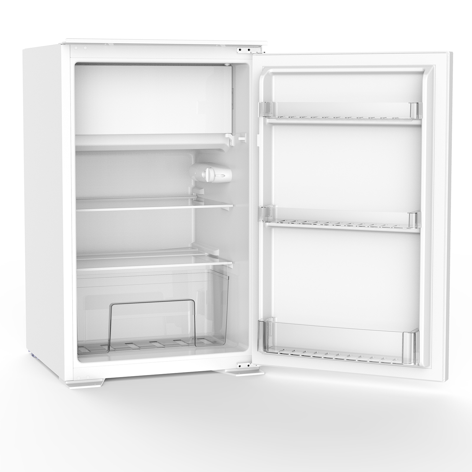 Küchenblock - weiß matt - mit E-Geräten - 270 cm