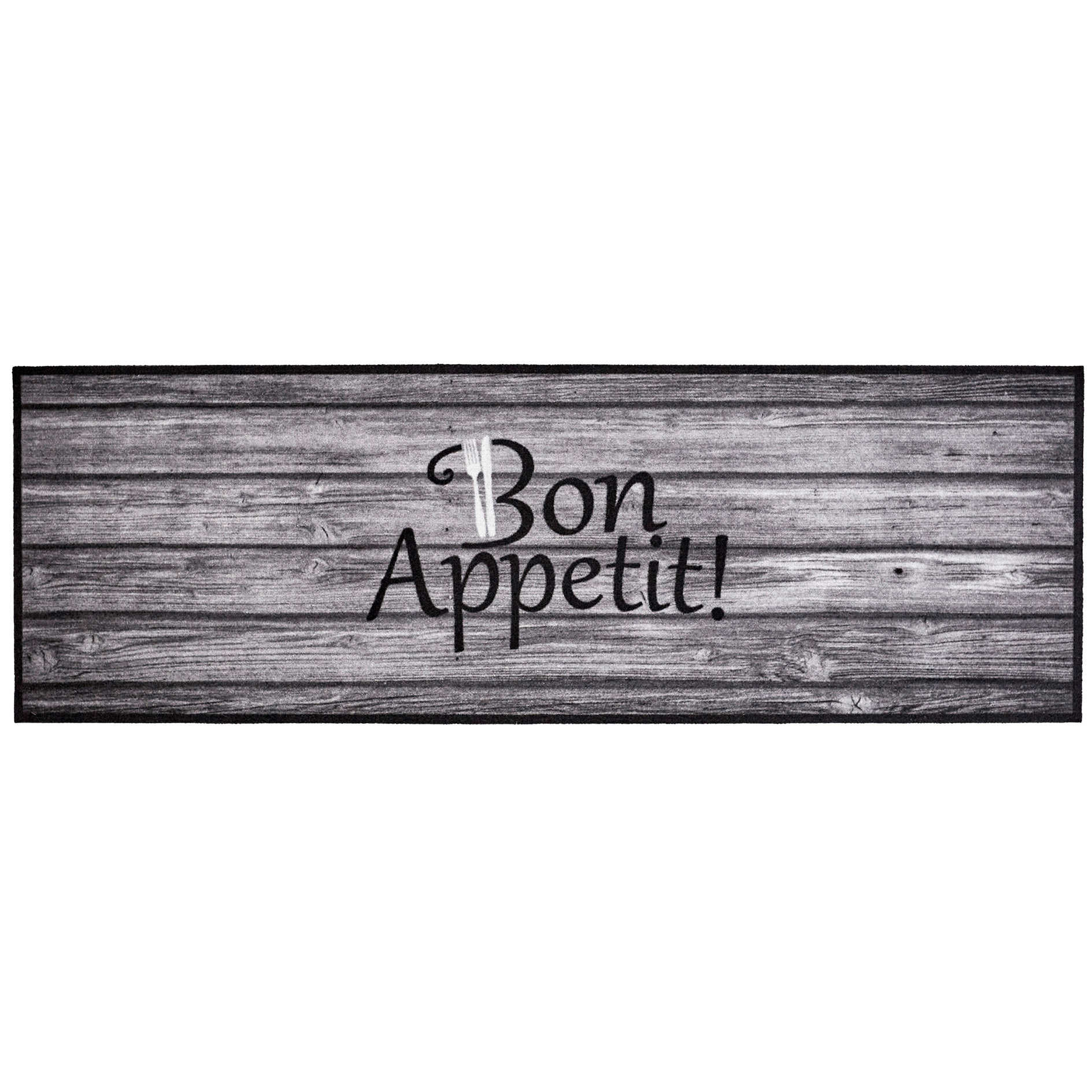 Küchenläufer BON APPETIT - grey slats - 50x150 cm