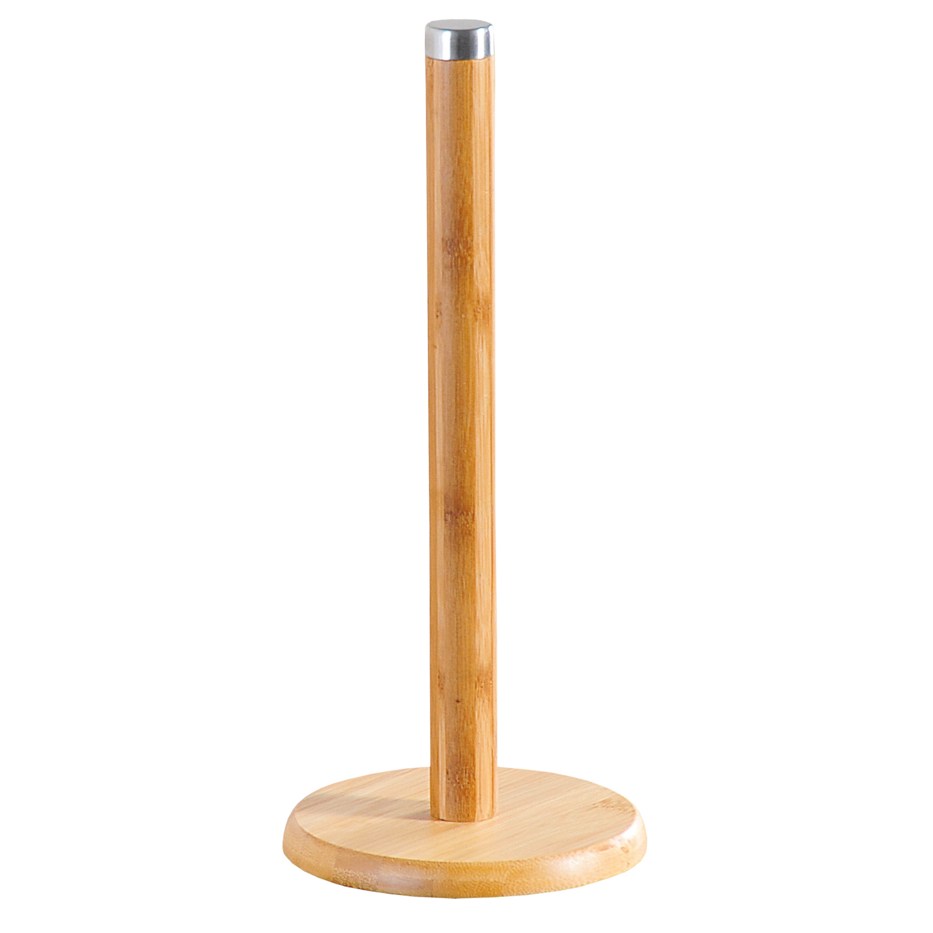Küchenrollenhalter - braun - Bambus - 32,5 cm