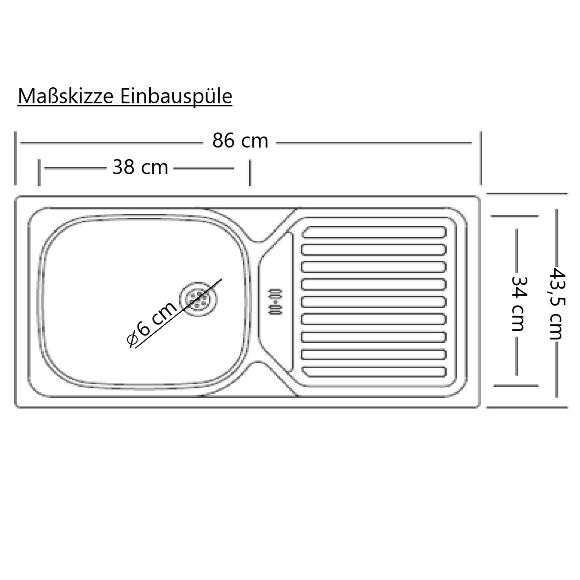 Küchenzeile MERAN - grau - Wotaneiche - 240 cm 