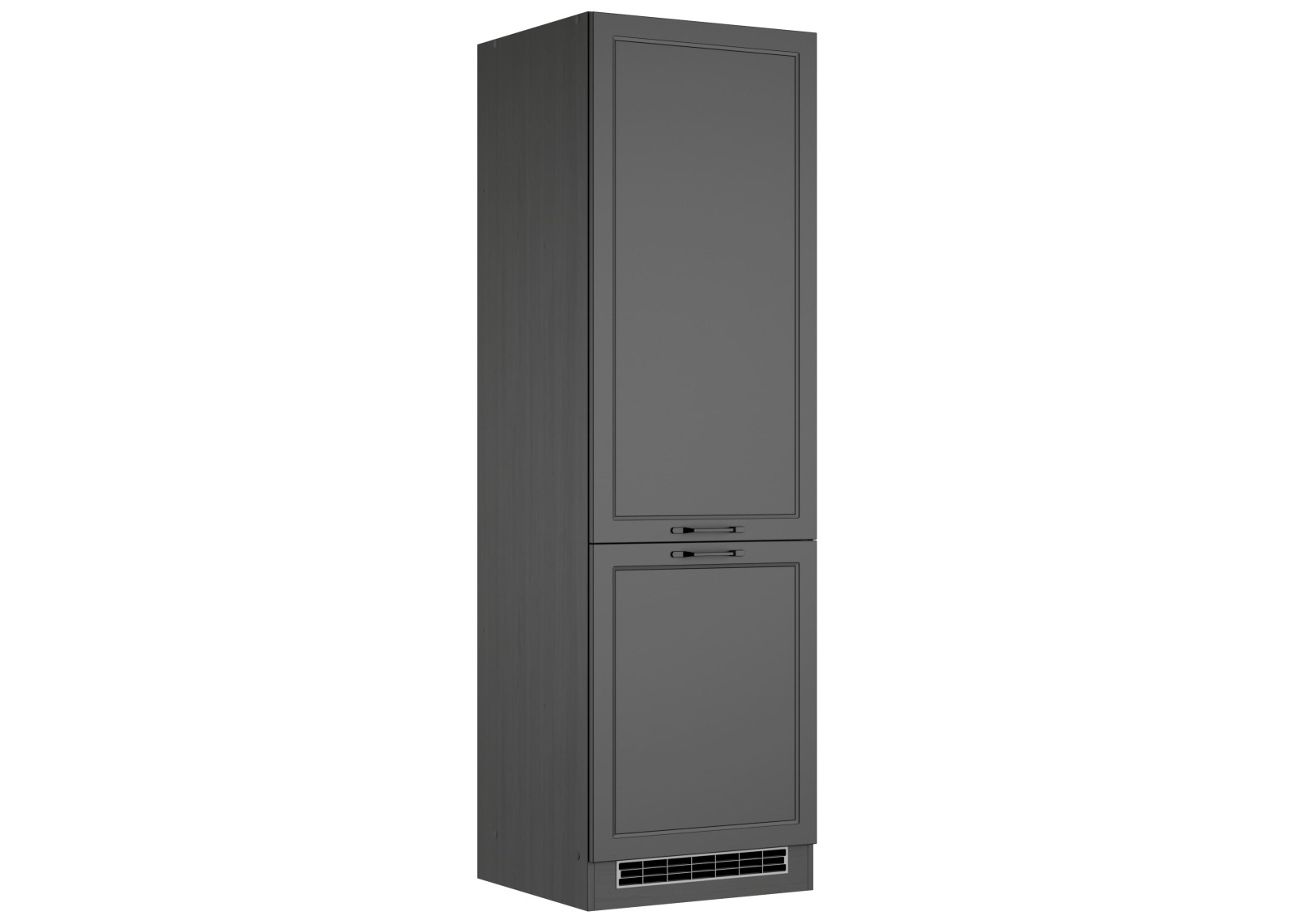 Kühl-/Gefrierschrank-Umbau MERAN - grau - 60 cm