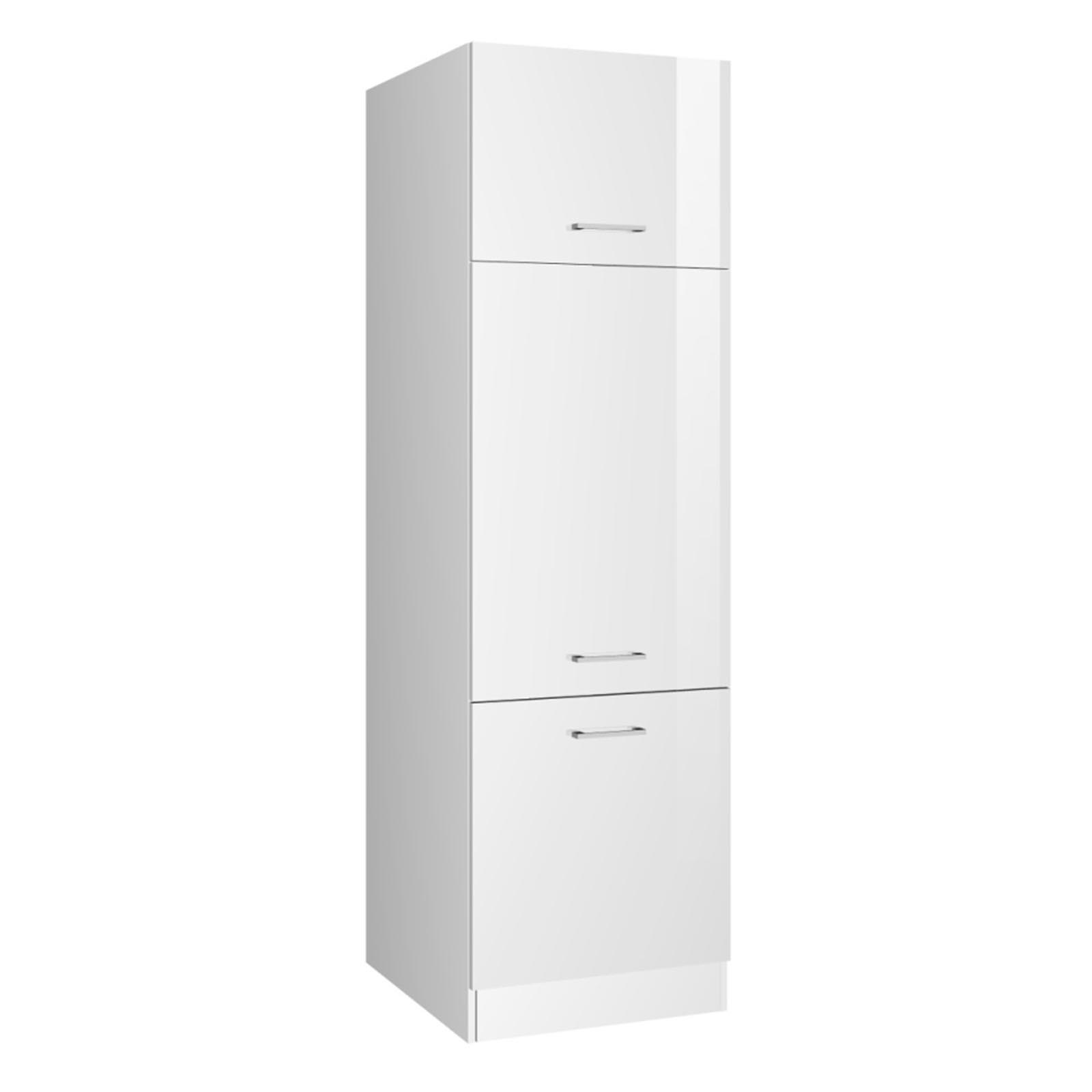 Kühlschrankumbau ROM - weiß Hochglanz - 60 cm