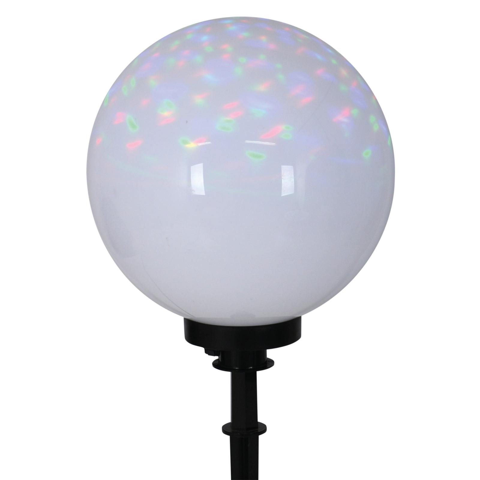 Kugelerdspieß BALL - weiß-schwarz - Ø 30 cm