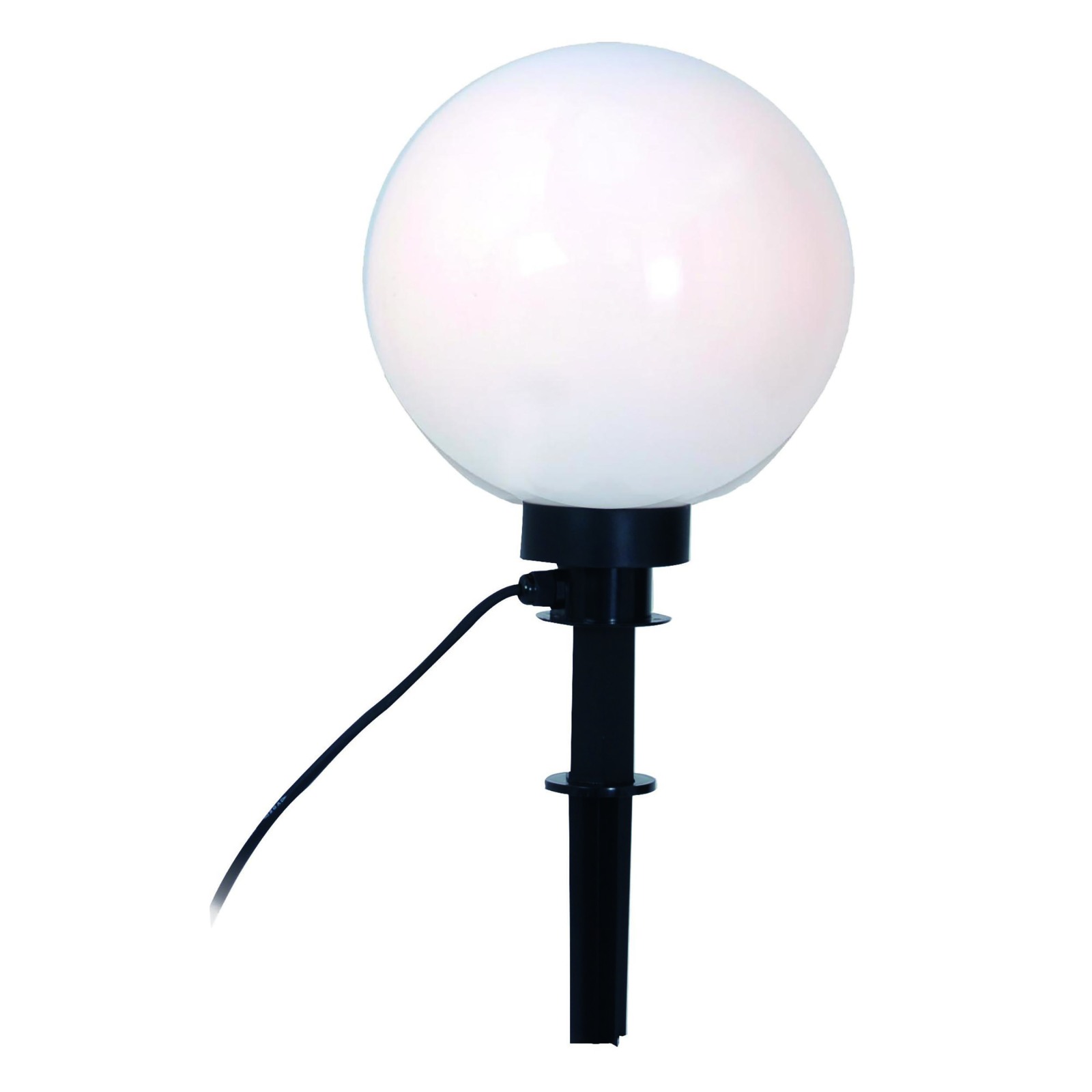 Kugelerdspieß BALL - weiß-schwarz - Ø 50 cm