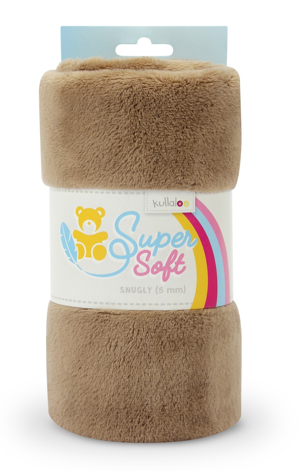 Kullaloo Plüsch SNUGLY - taupe - 5 mm Flor