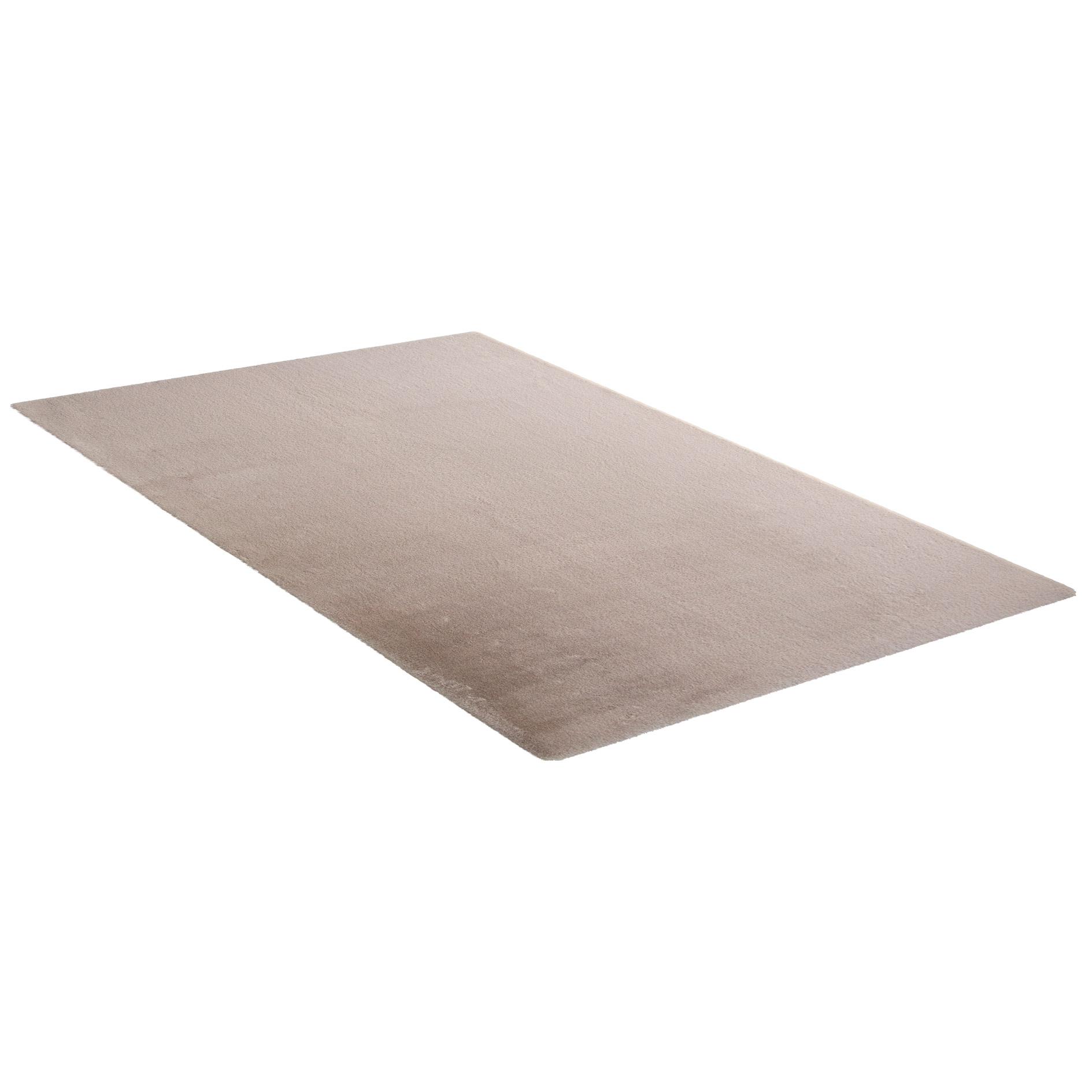Kunstfell-Teppich - moonlight-beige - 120x160 cm