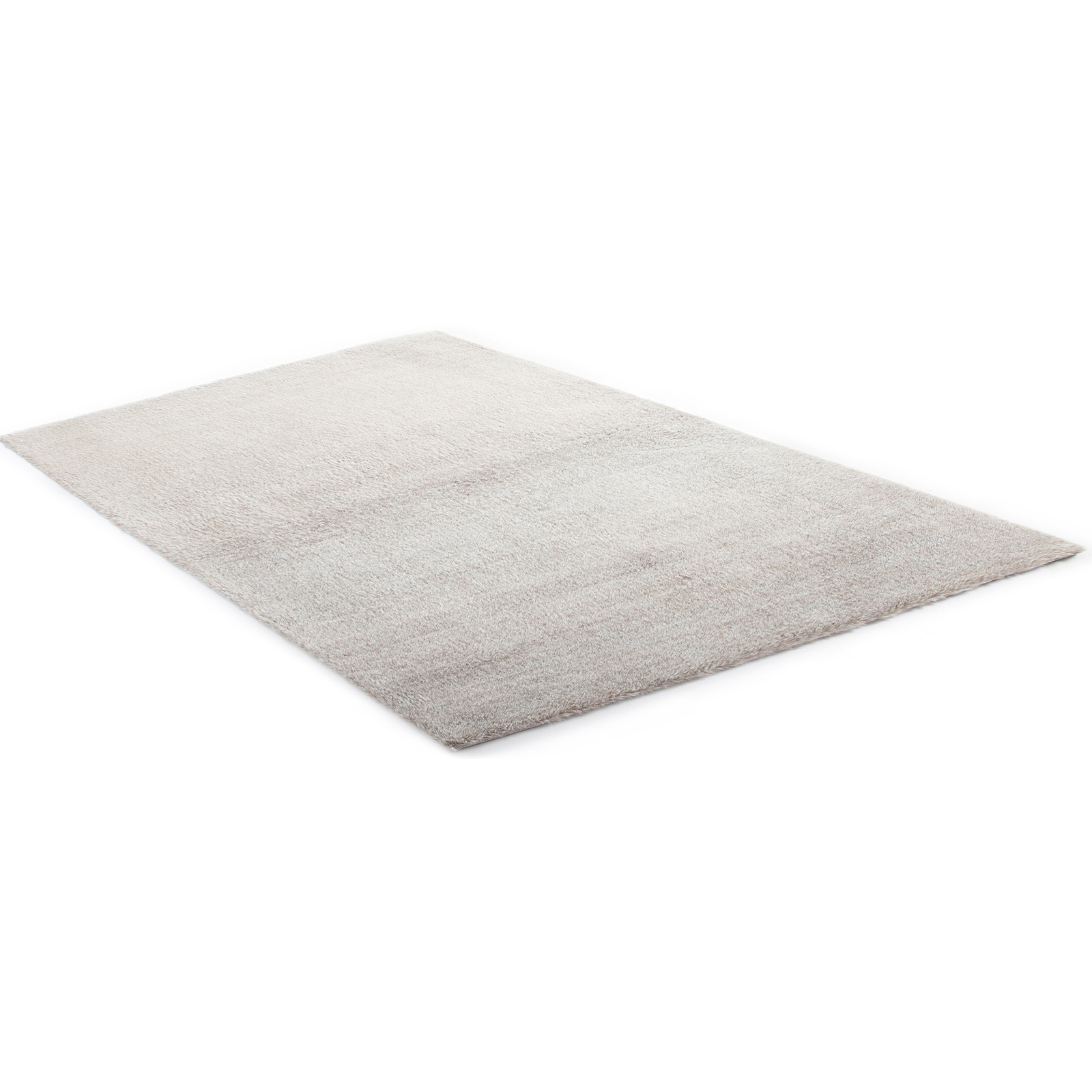 Kunstfellteppich - beige - 120x160 cm