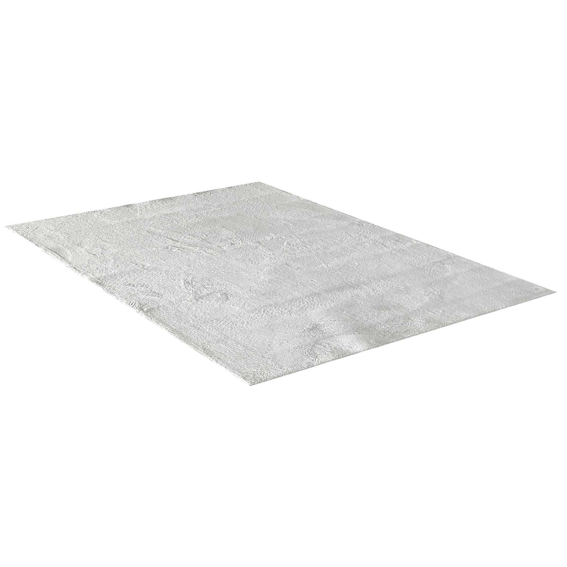 Kunstfellteppich - grau - 120x160 cm
