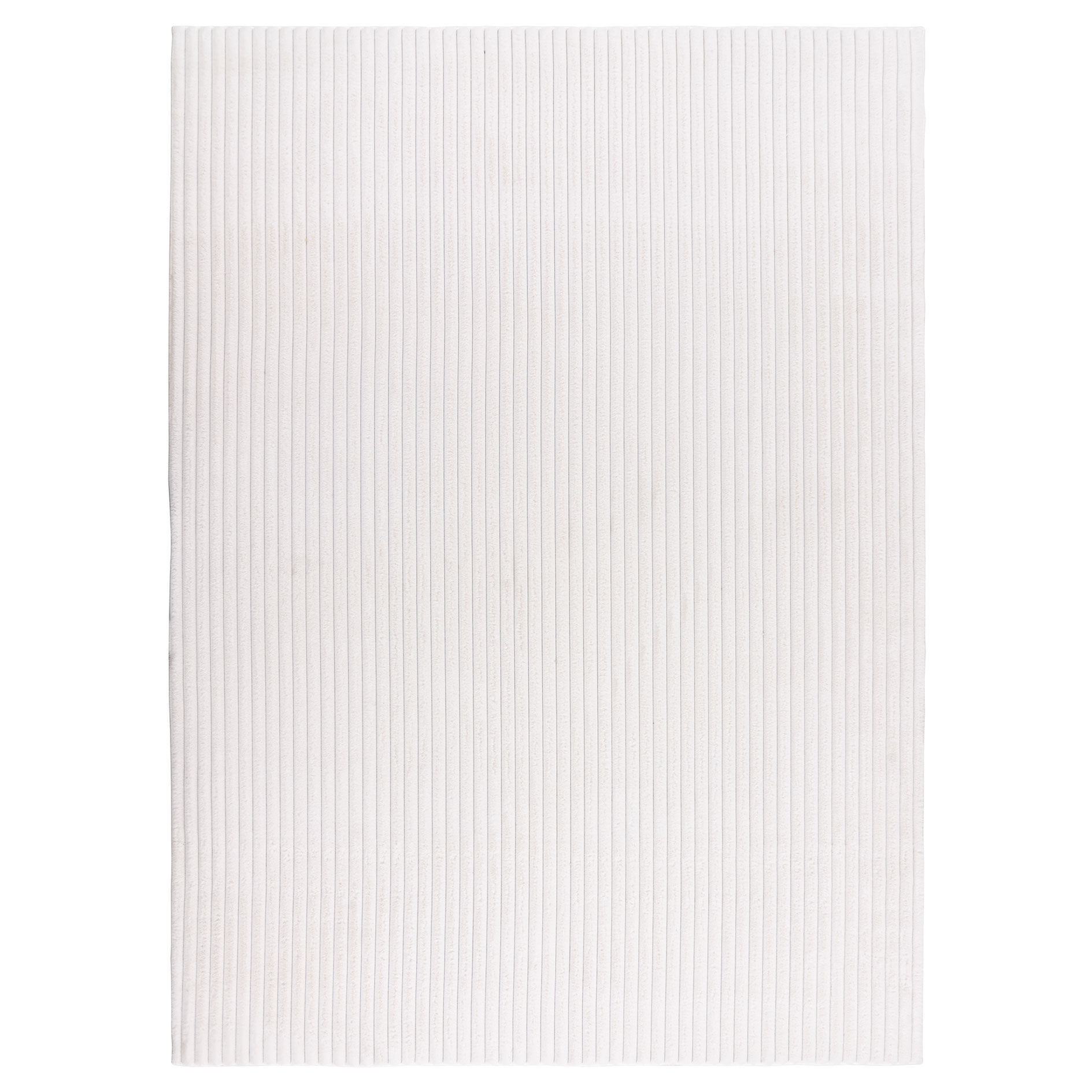 Kunstfellteppich - ivory - Grobcordoptik - 160x230 cm