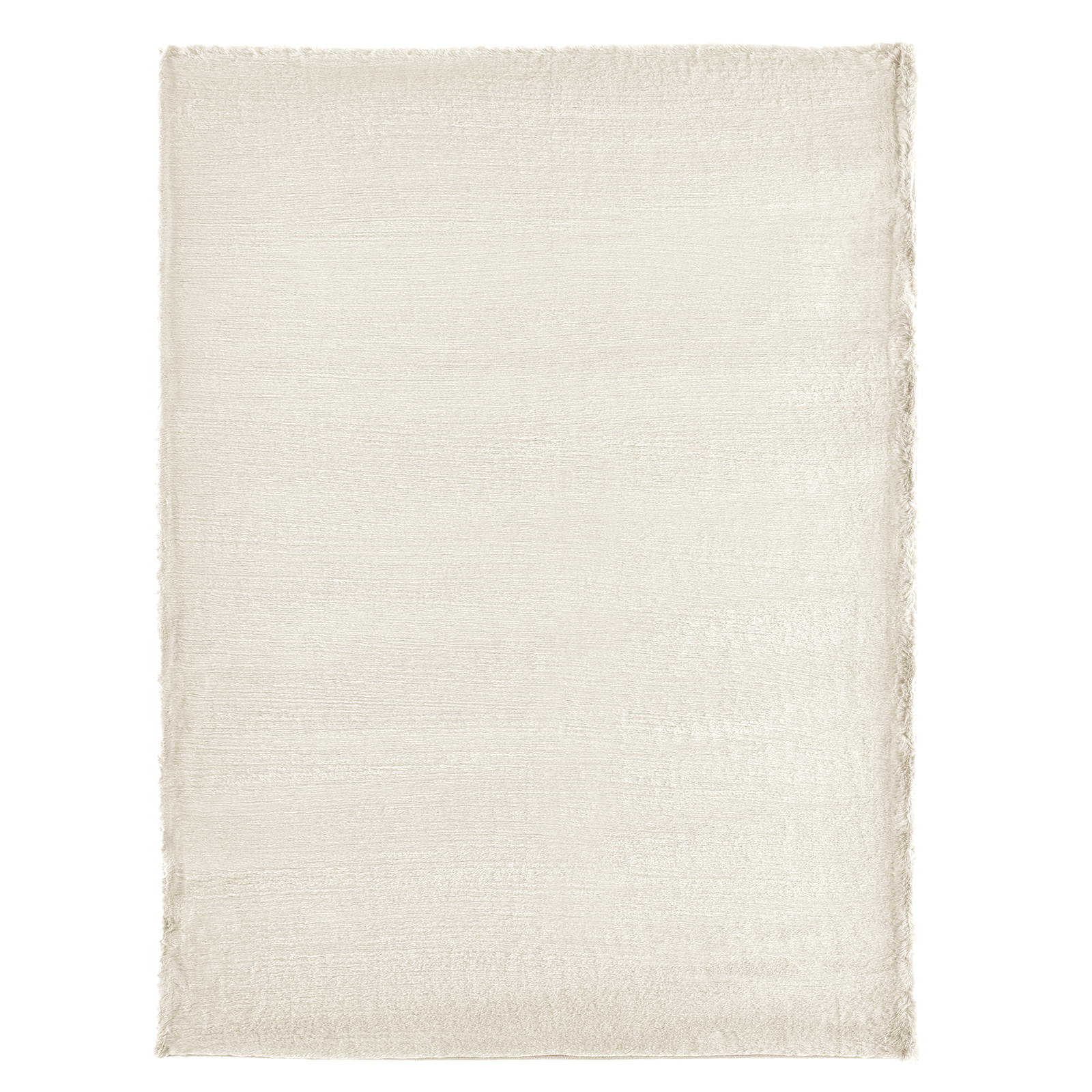 Kunstfellteppich - weiß - 120x160 cm