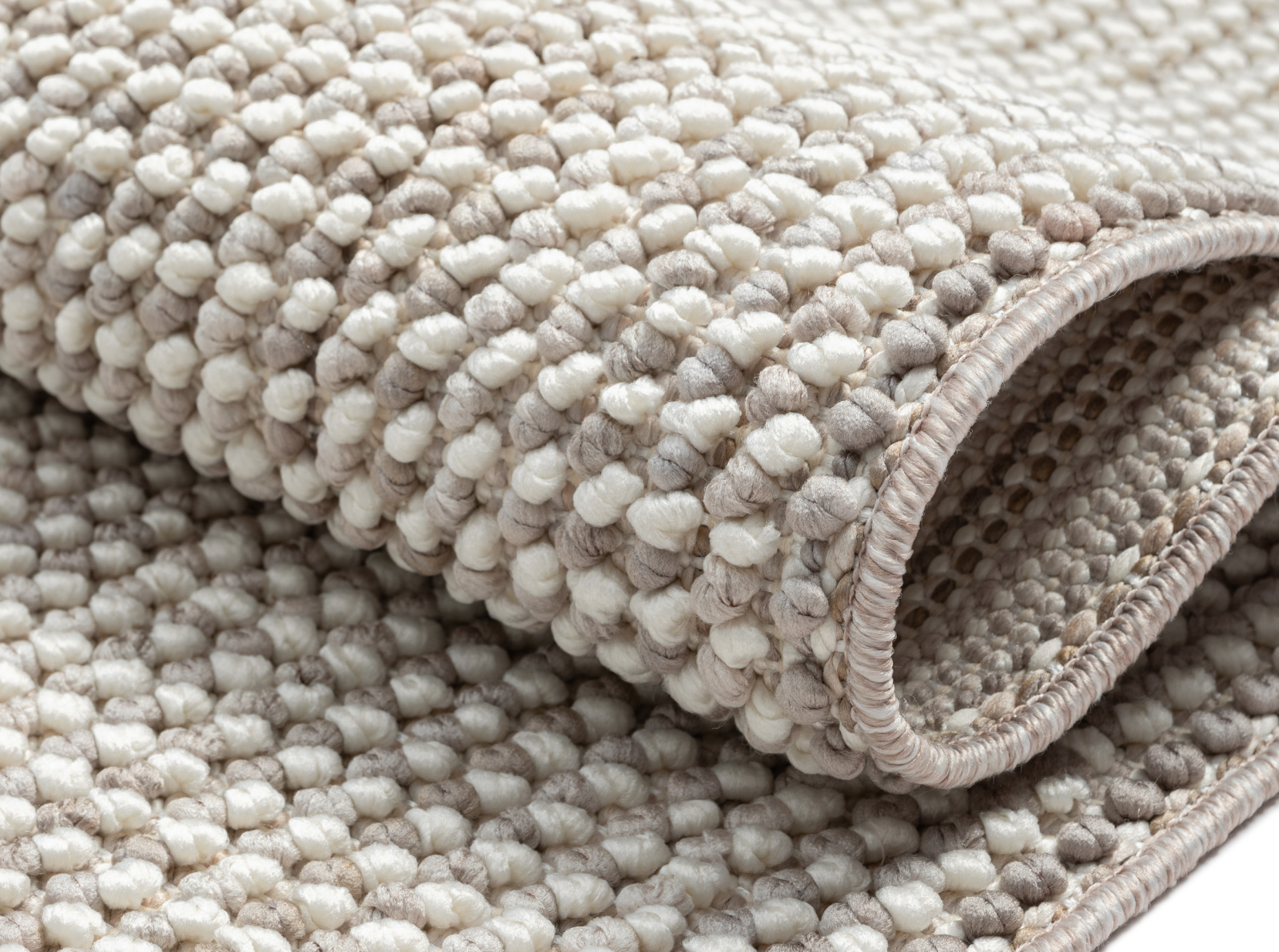 Kurzflorteppich AVA - beige - 200x290 cm