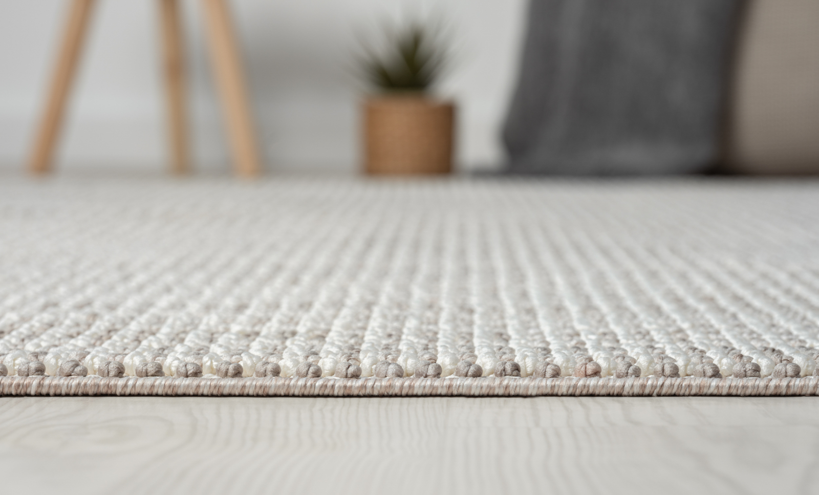 Kurzflorteppich AVA - beige - 200x290 cm