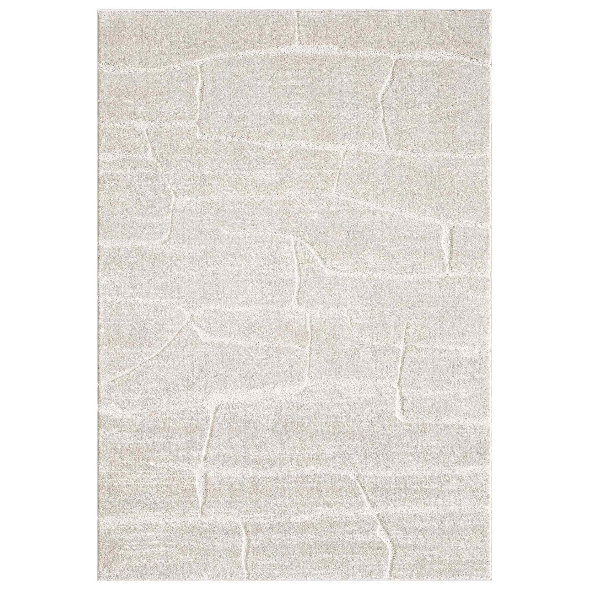 Kurzflorteppich - beige - Jute - 120x170 cm
