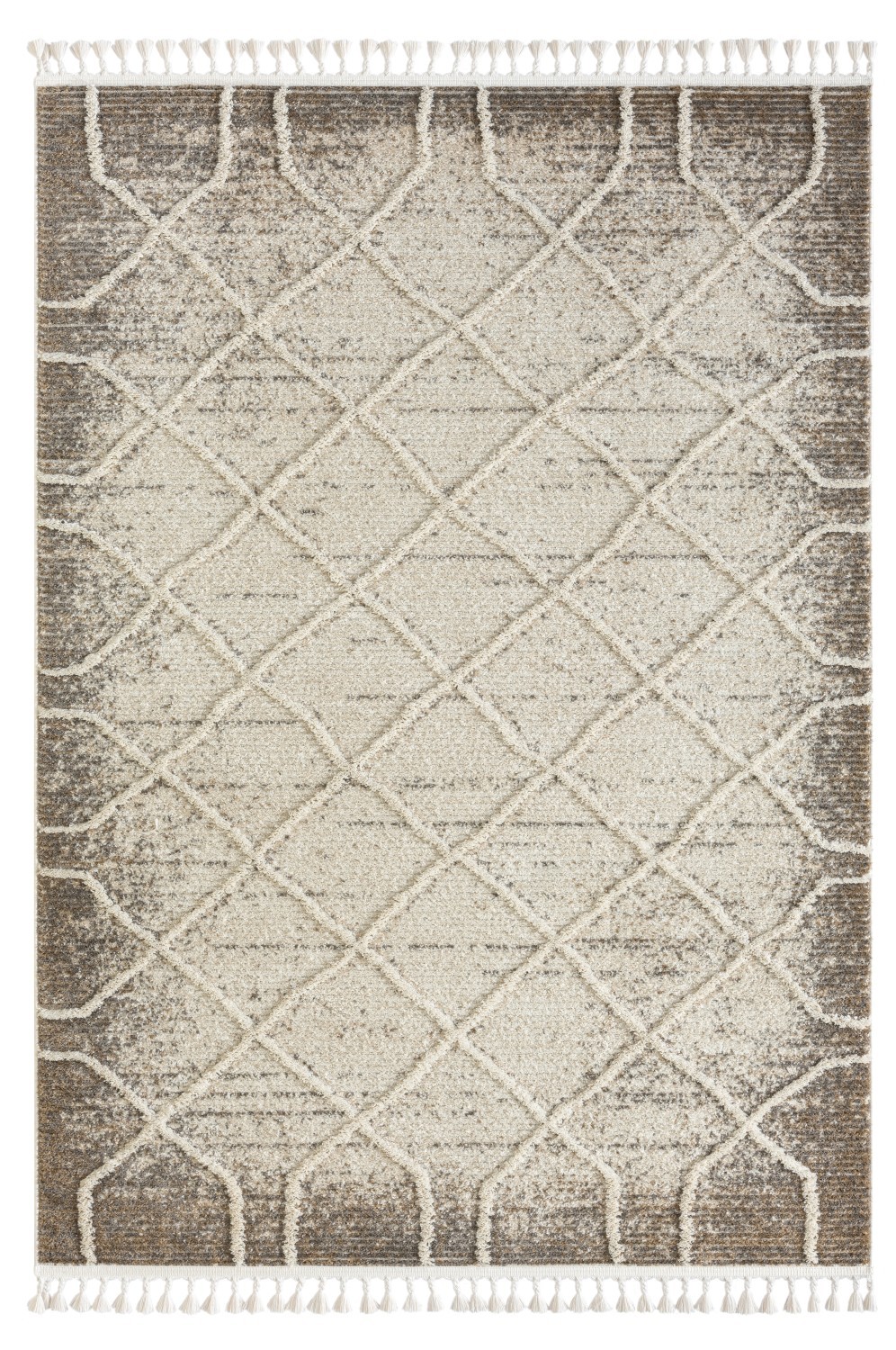 Kurzflorteppich ENYA - hellbeige - 160x230 cm