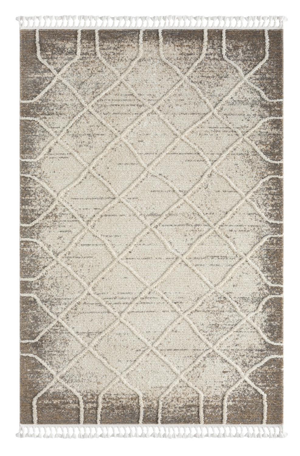 Kurzflorteppich ENYA - hellbeige - 200x290 cm