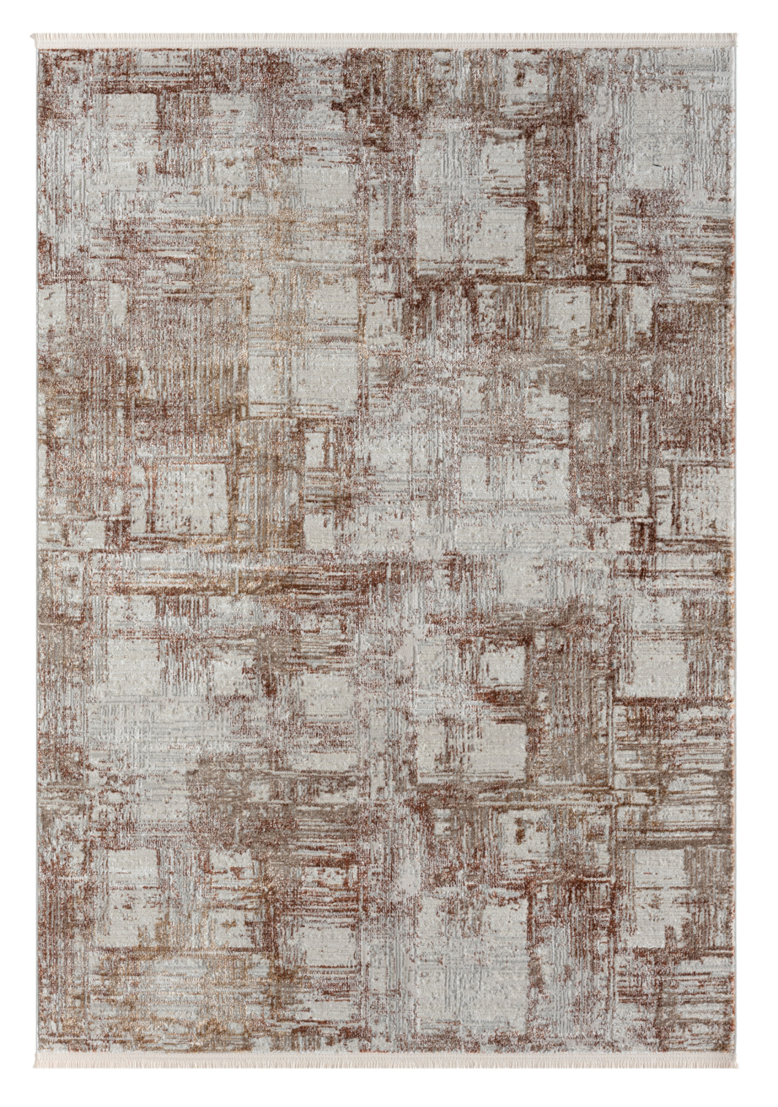 Kurzflorteppich ESME 2 - grau - 160x230 cm