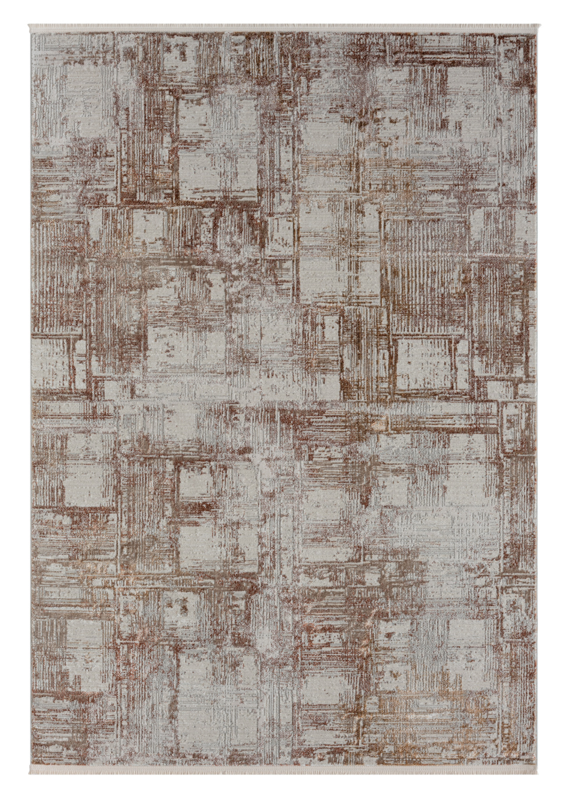 Kurzflorteppich ESME 2 - grau - 200x290cm