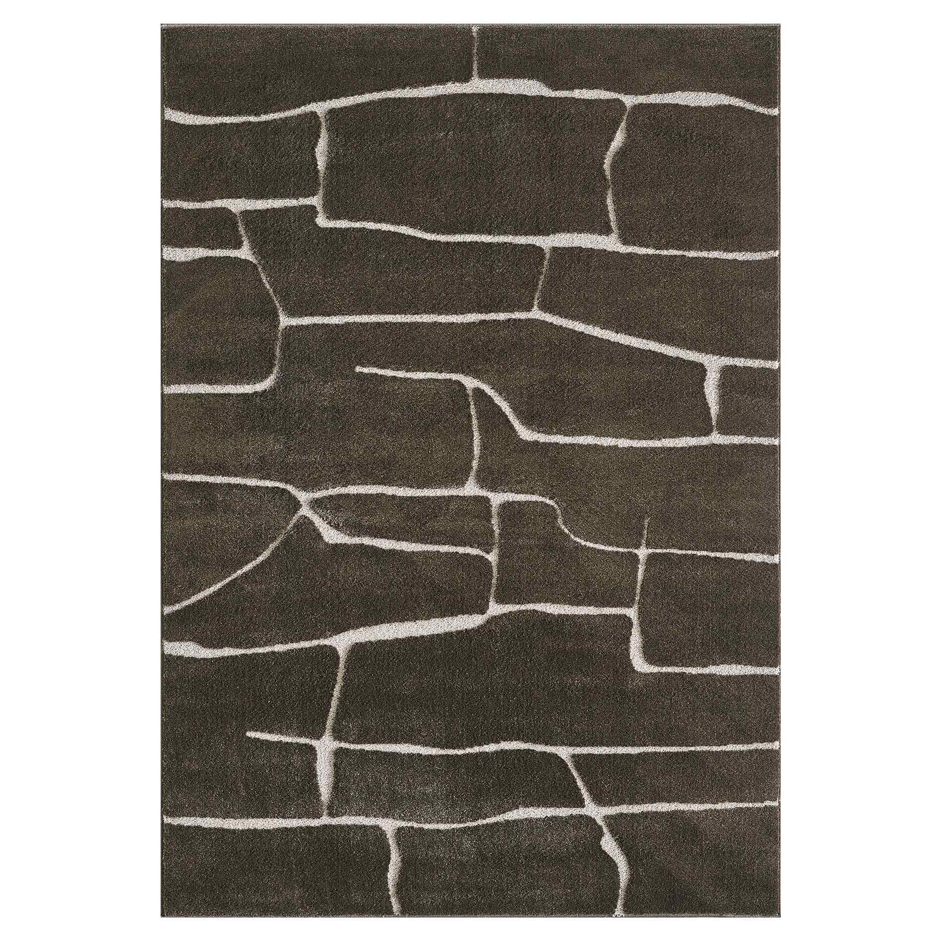 Kurzflorteppich - taupe - Jute - 120x170 cm