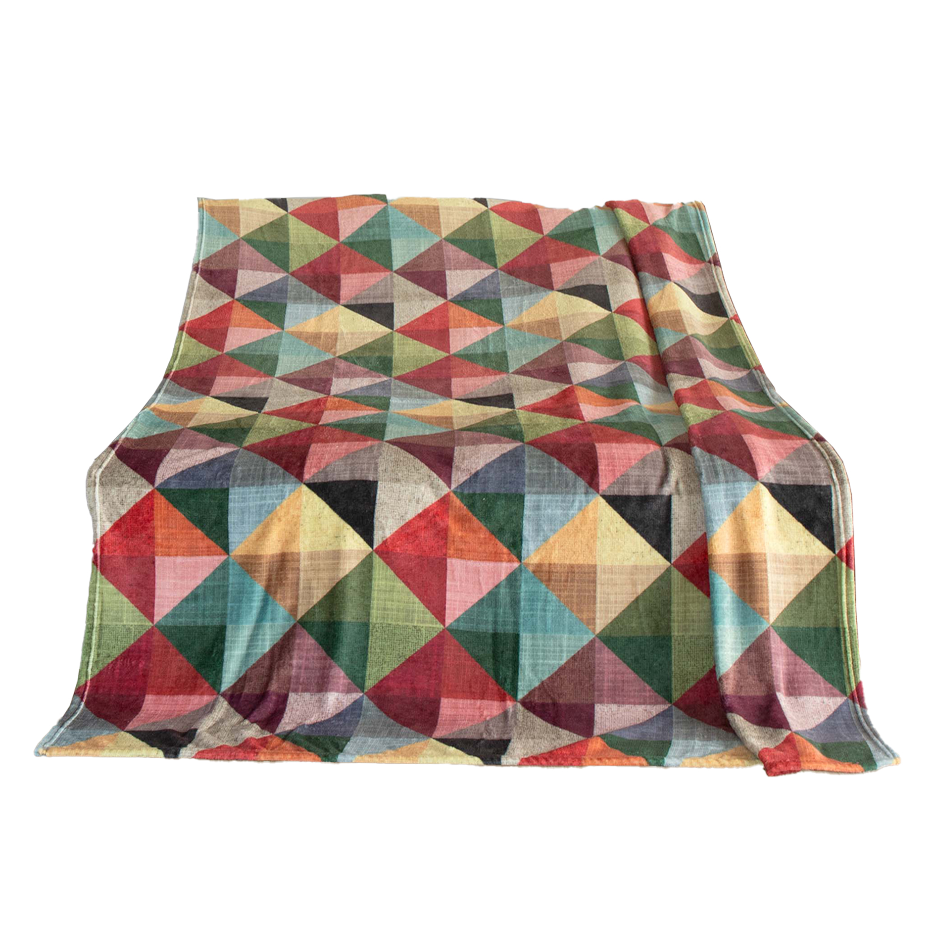 Kuscheldecke - bunt - Flanell - 150x200 cm