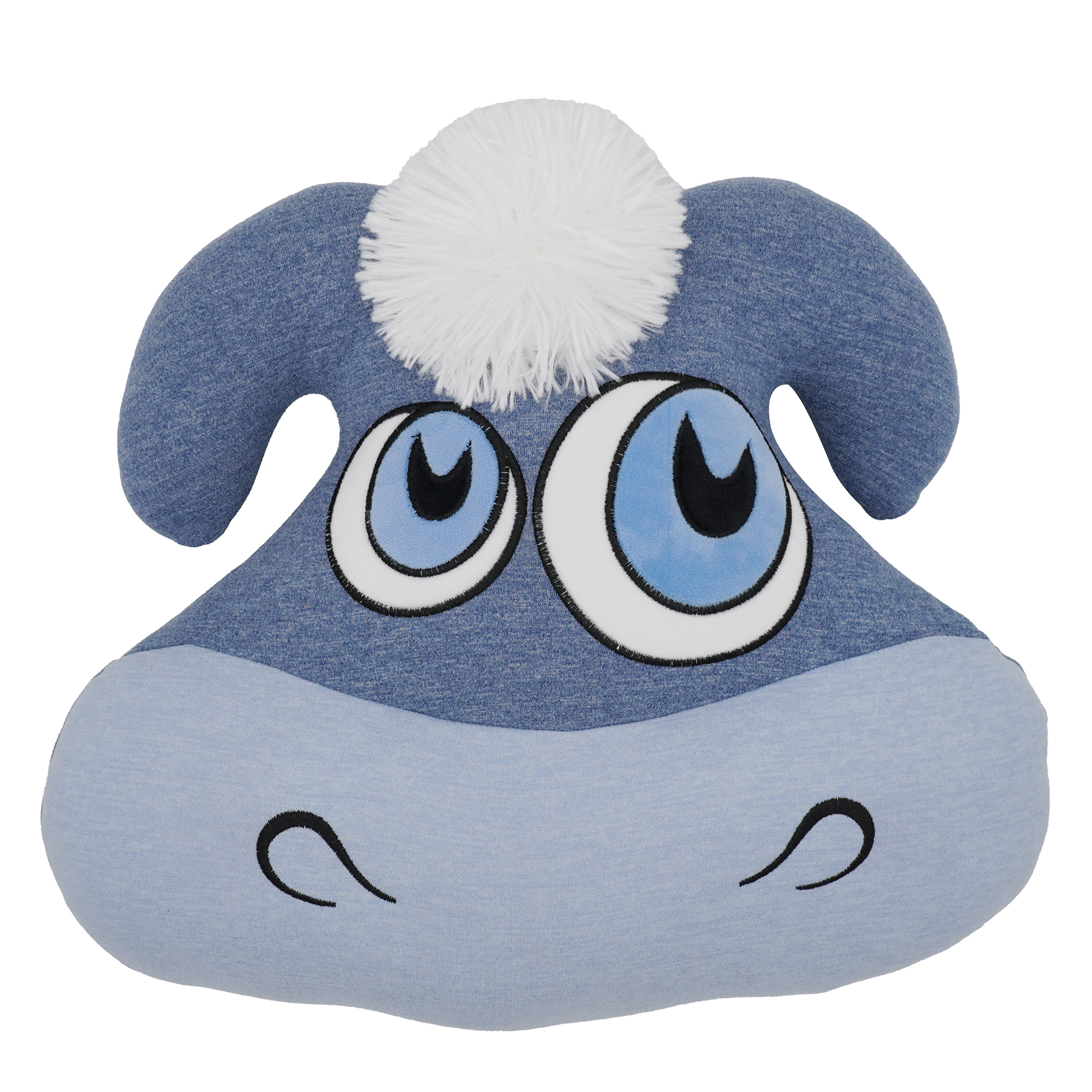 Kuschelkissen ESEL - blau-grau - 35x40 cm