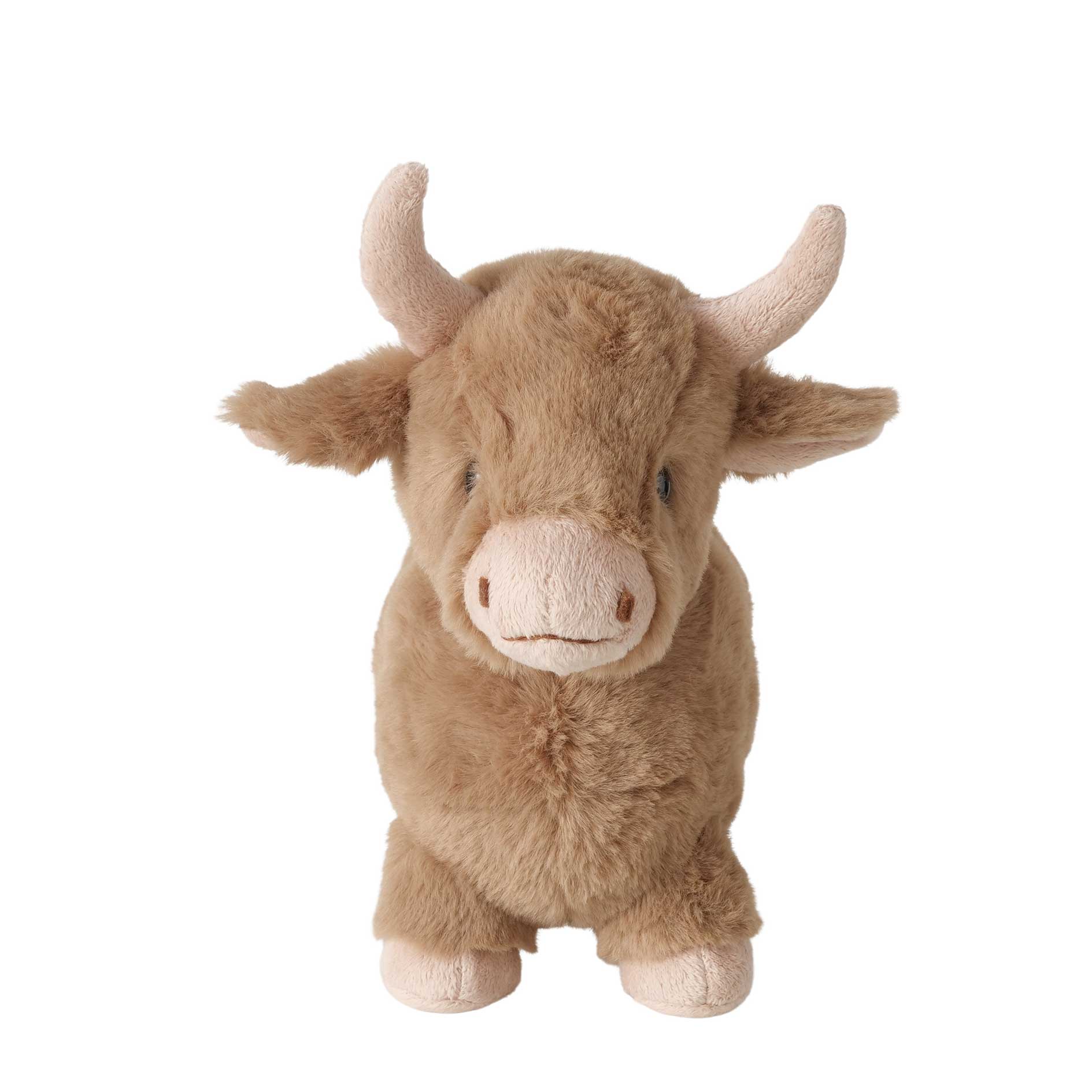 Kuscheltier Galloway-Rind - braun-creme