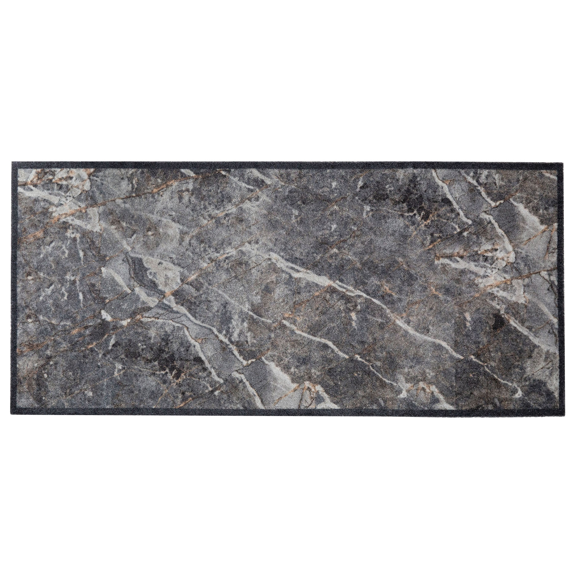 Läufer - marble grey - meliert - 67x150 cm