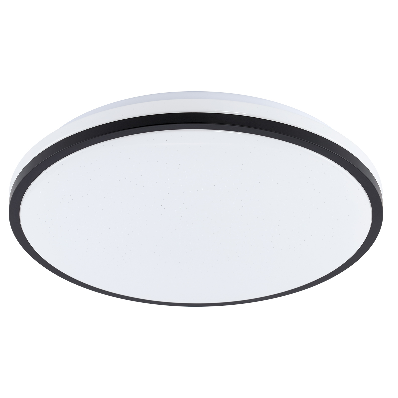 LAMPURA LED-Deckenleuchte SAANA - weiß-schwarz - mit Fernbedienung