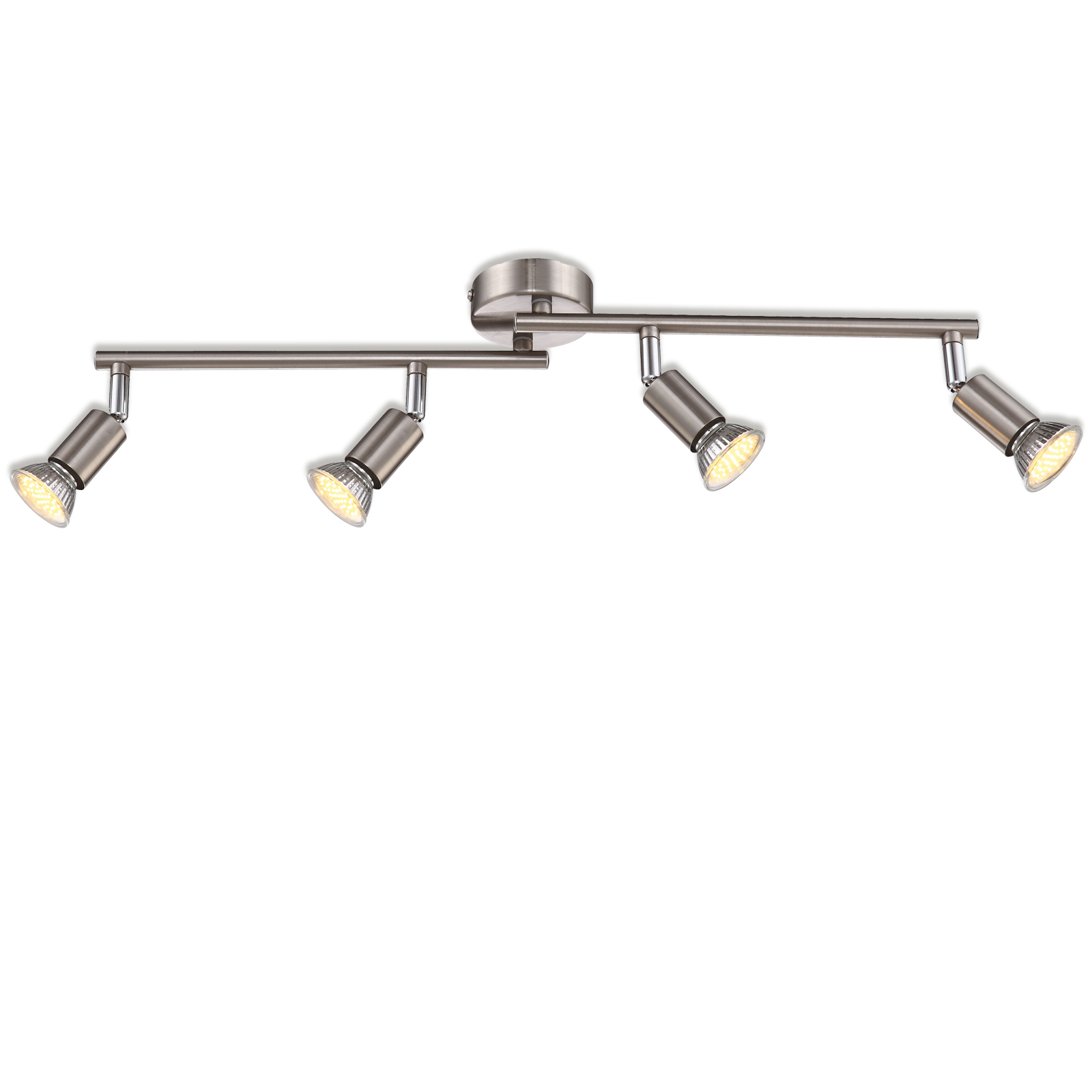 LAMPURA LED-Deckenstrahler - chrom  - 4-flammig