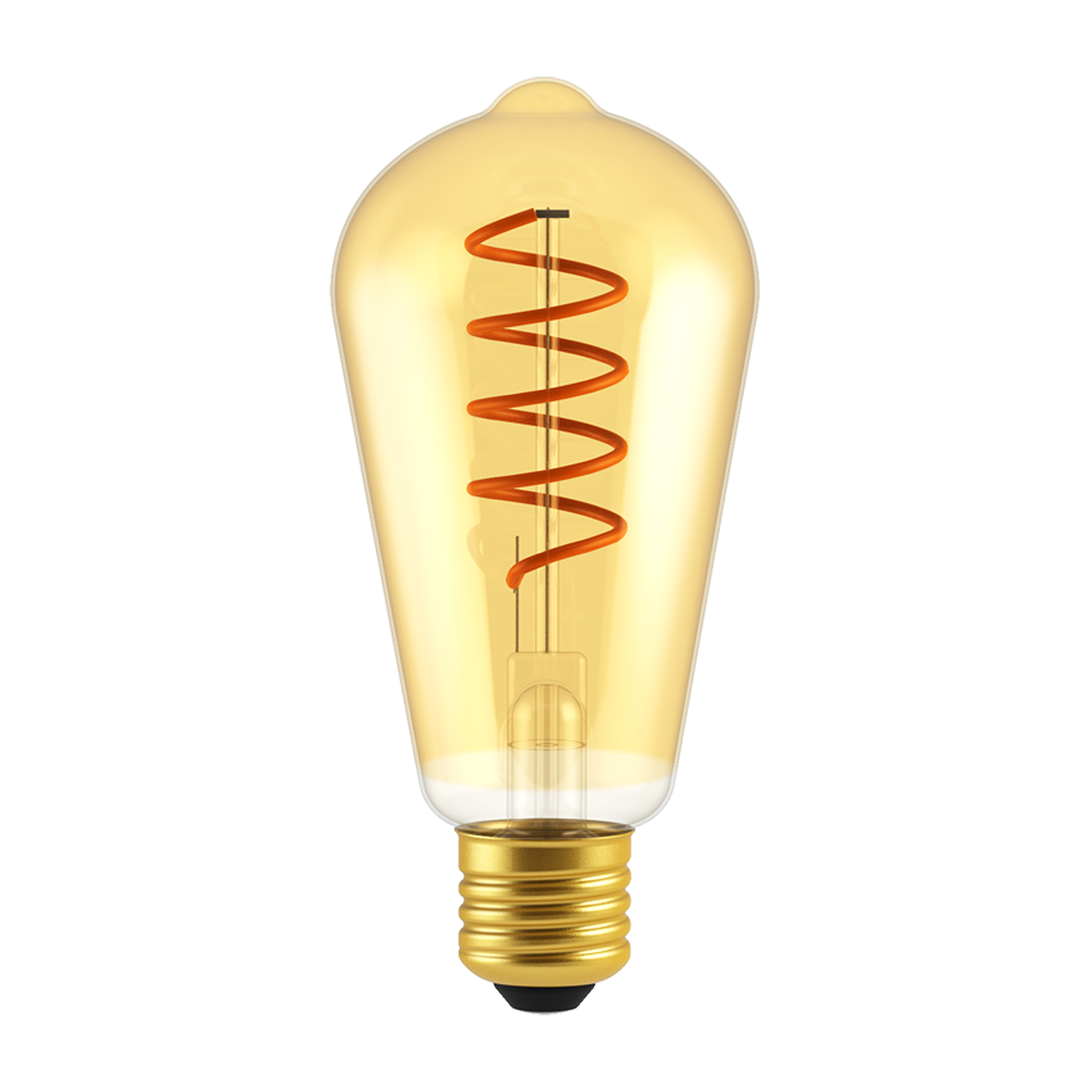 LAMPURA LED-Leuchtmittel - Spiral-Filament Kolben - E27 - 5 Watt