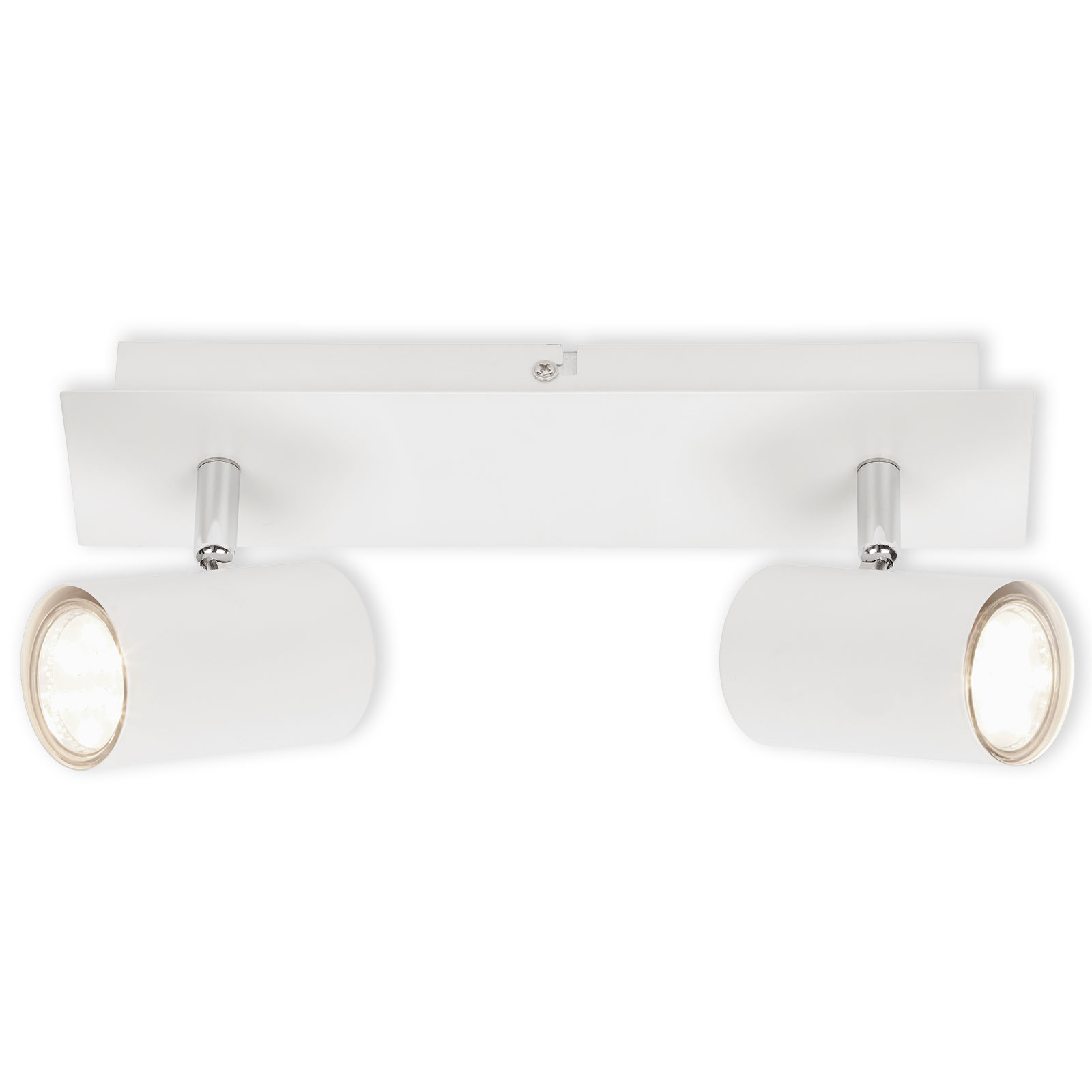 LAMPURA LED-Spotbalken - weiß matt - 2-flammig