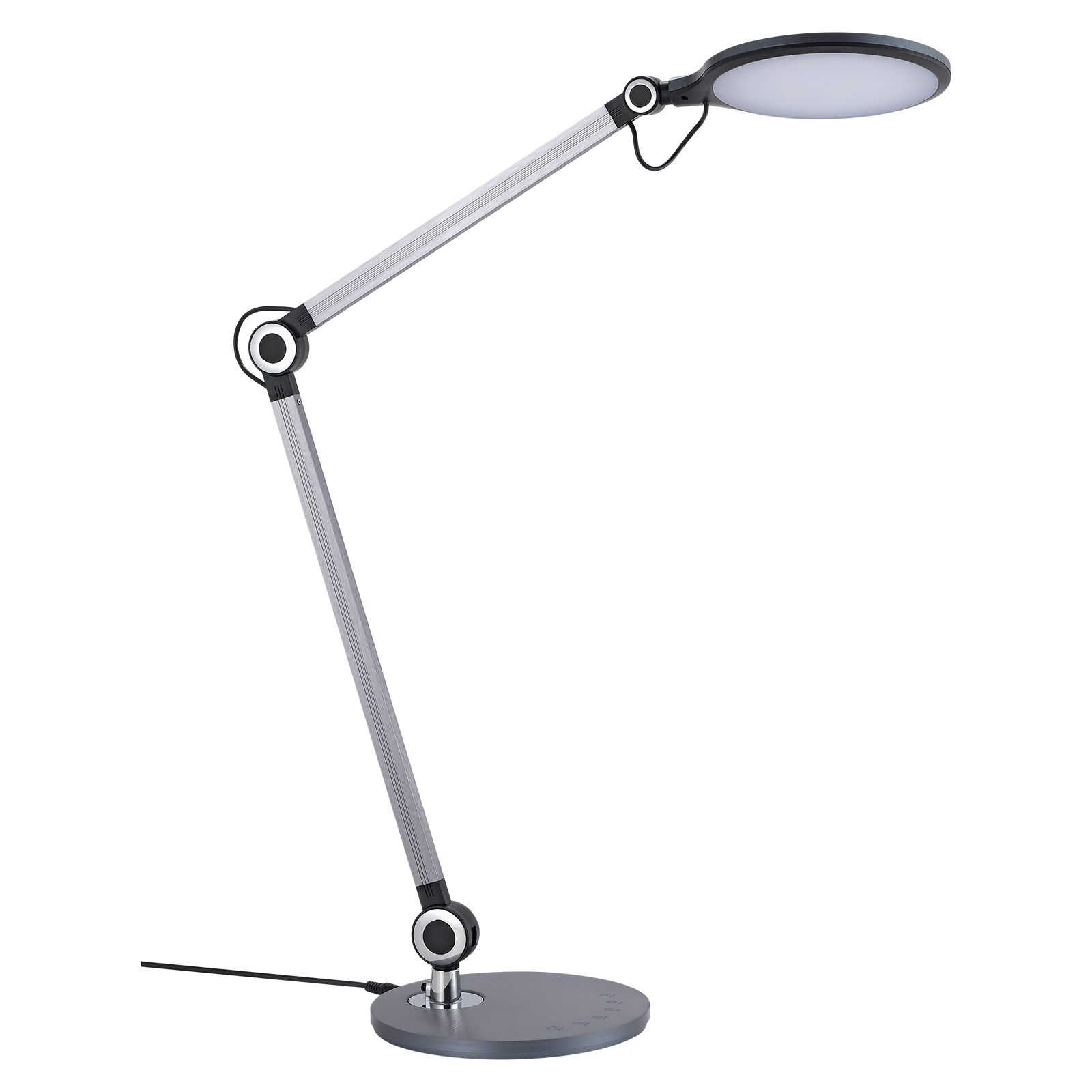LAMPURA LED-Touch-Schreibtischleuchte - anthrazit - dimmbar