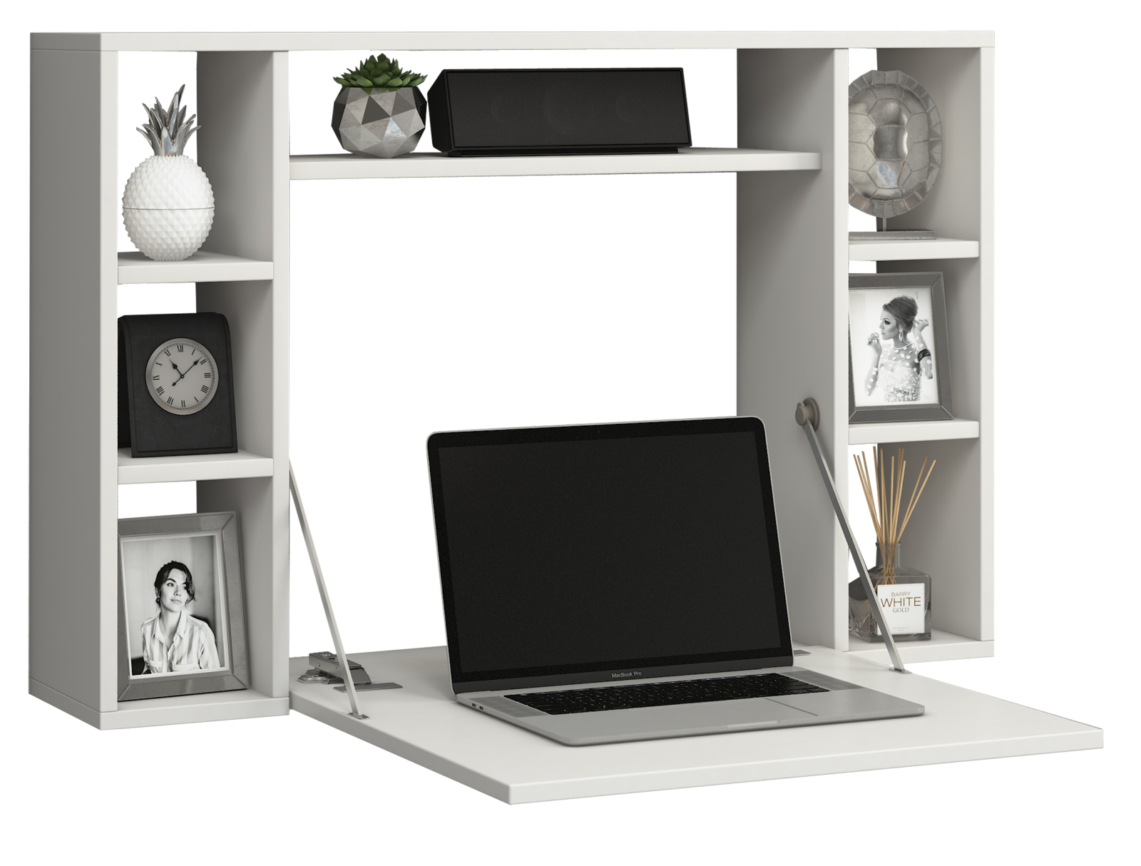 Laptoptisch WANDILA - weiß - 90 cm breit