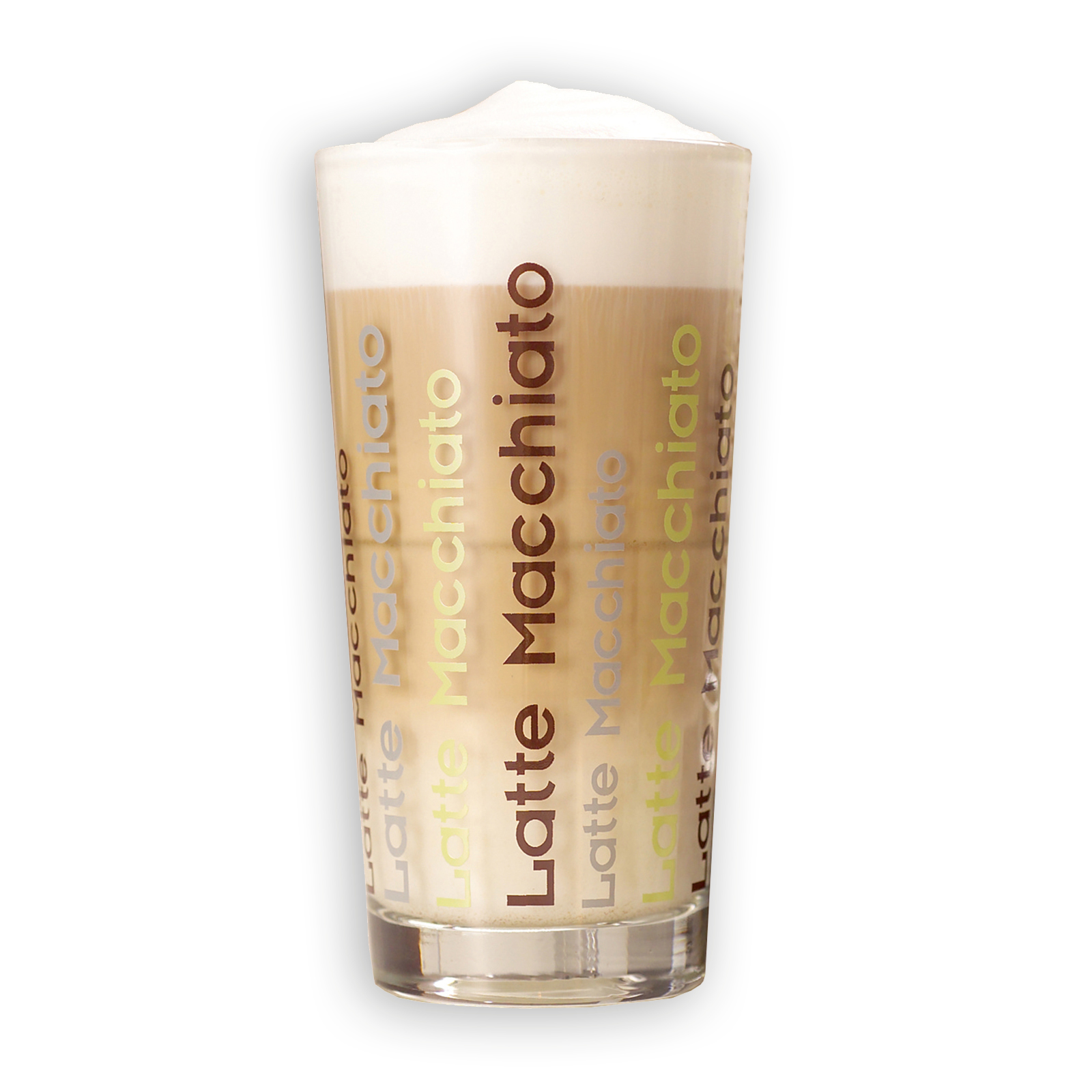 Latte Macchiato Glas - stapelbar - 340 ml