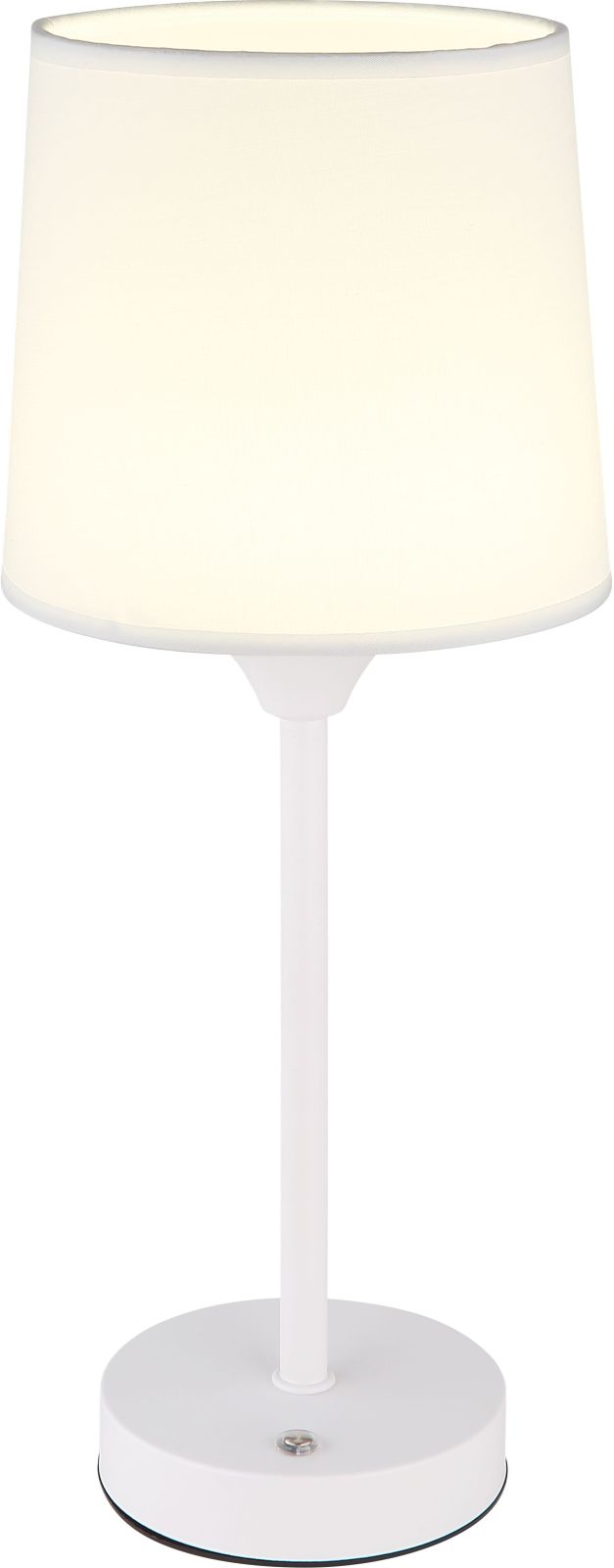 LED-Akku-Tischleuchte - weiß matt - Touchdimmer - 35 cm