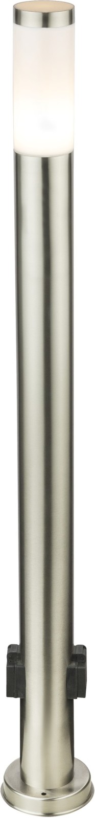 LED-Außenleuchte - opal - mit Steckdosen - 110 cm