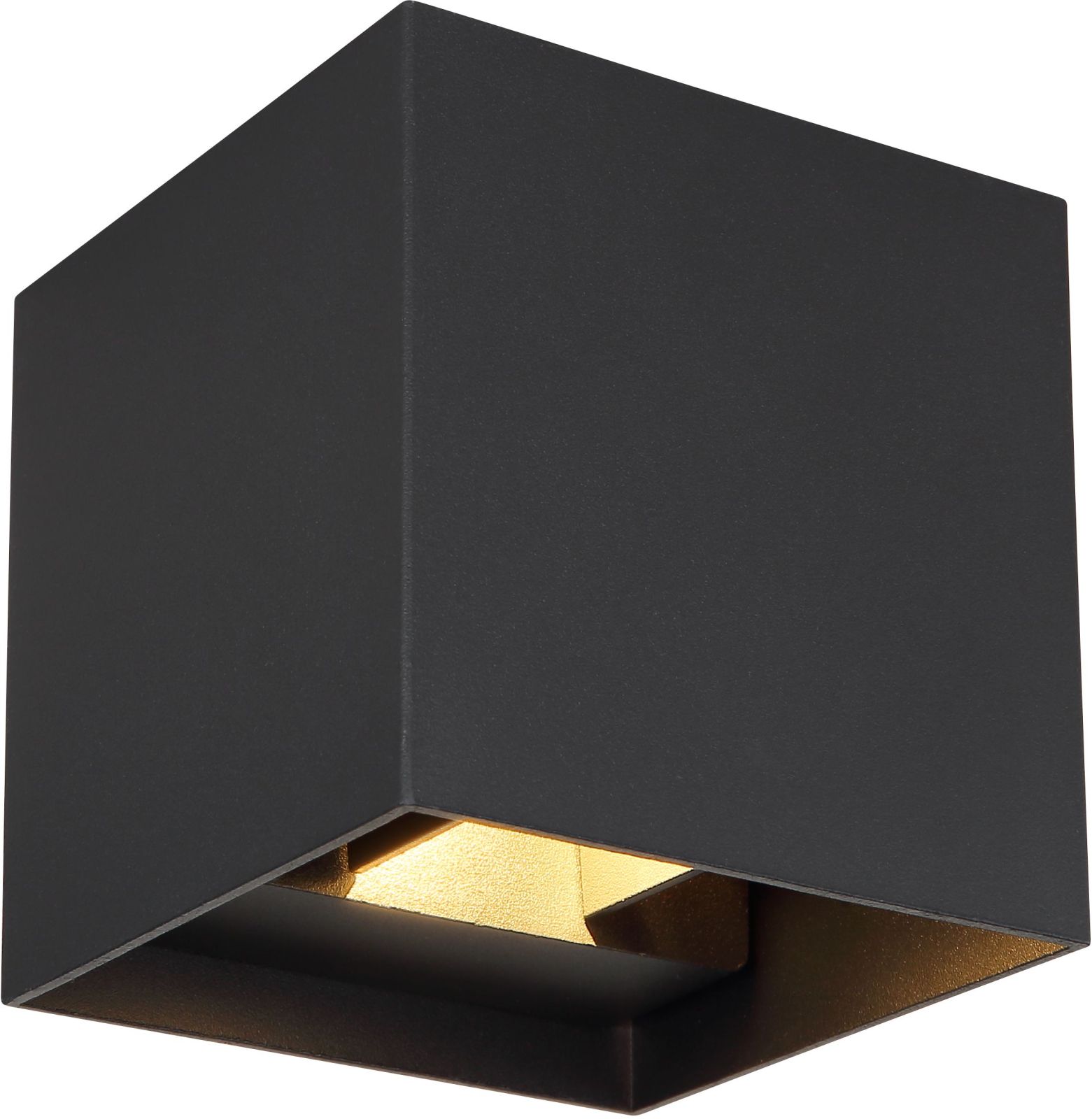 LED-Außenleuchte - schwarz - Aluminium - 10 cm