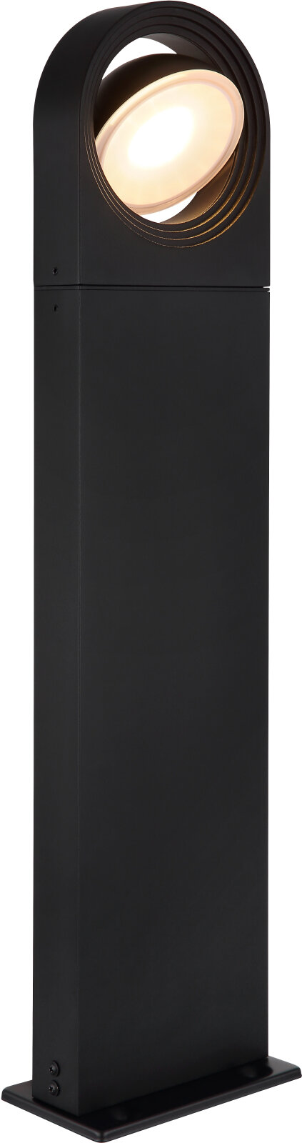 LED-Außenleuchte - schwarz matt - 70 cm hoch