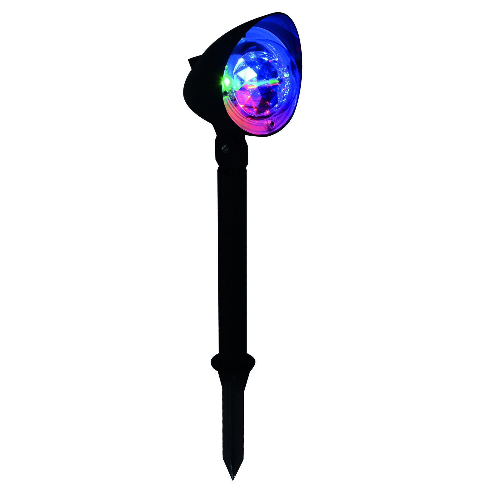 LED-Außenstrahler SPOTLIGHT - schwarz-bunt - 31 cm