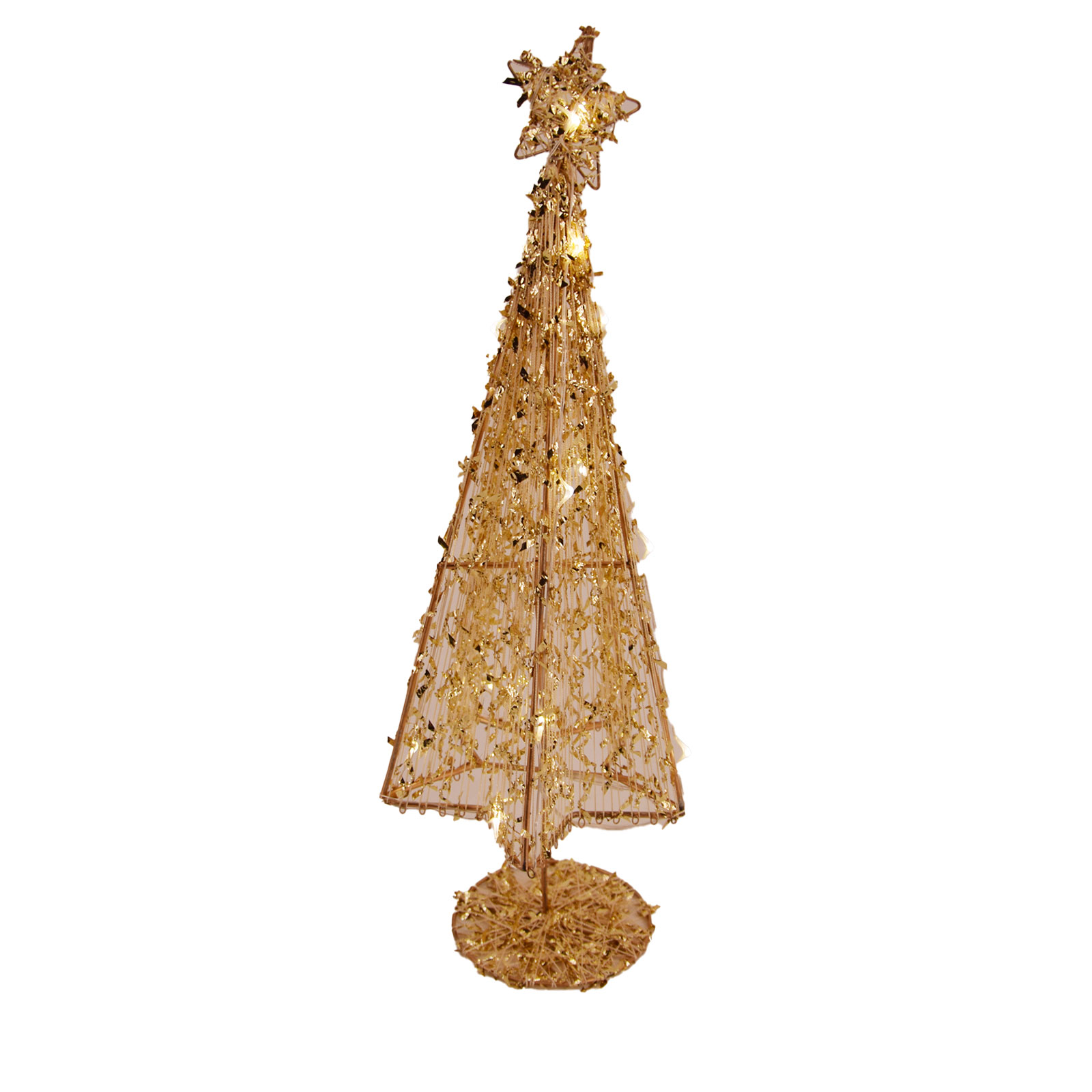 LED-Baum - gold - 40 cm hoch