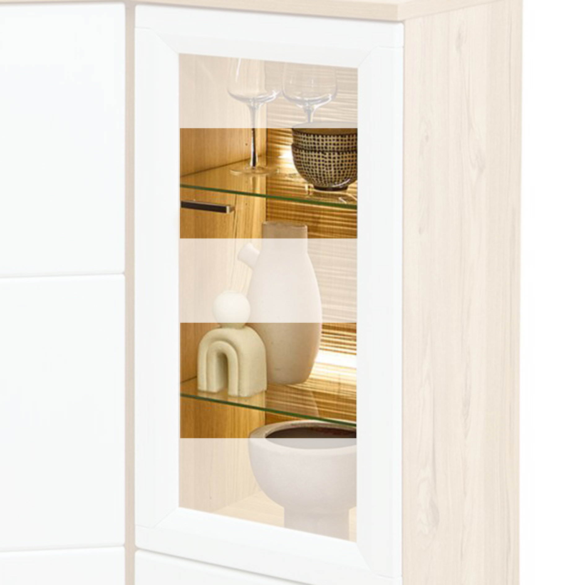 LED-Bodenbeleuchtung - 2er-Set - für 45 cm Glasböden