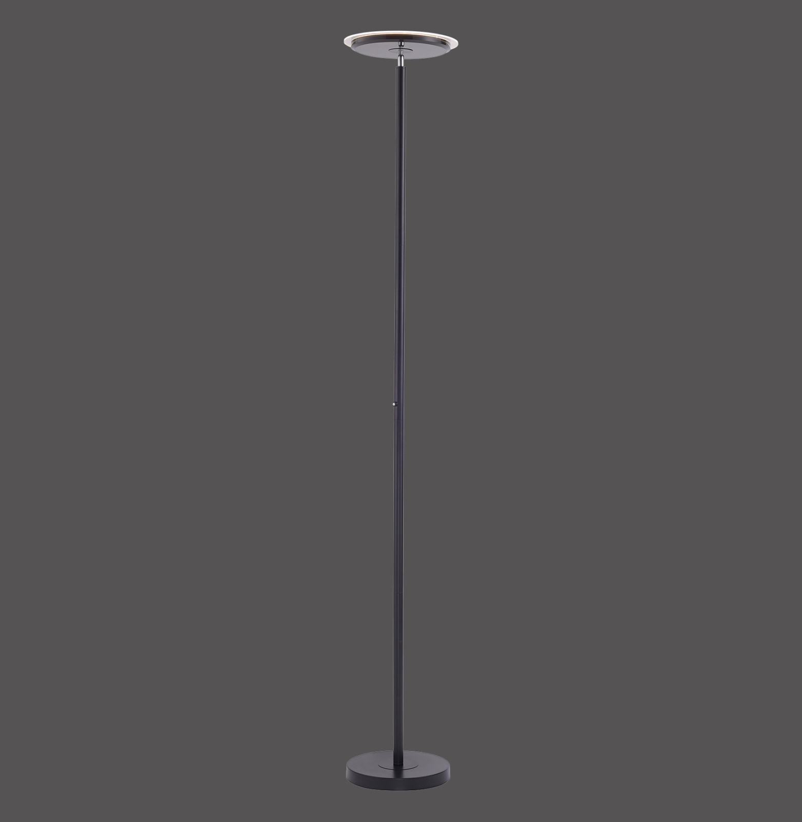 RL LIVE YOUR LIGHT Deckenfluter – 178 Cm Hoch, LED Dimmbar & Lichtfarbe Einstellbar – Schwarz, 17 W, 1900 Lumen