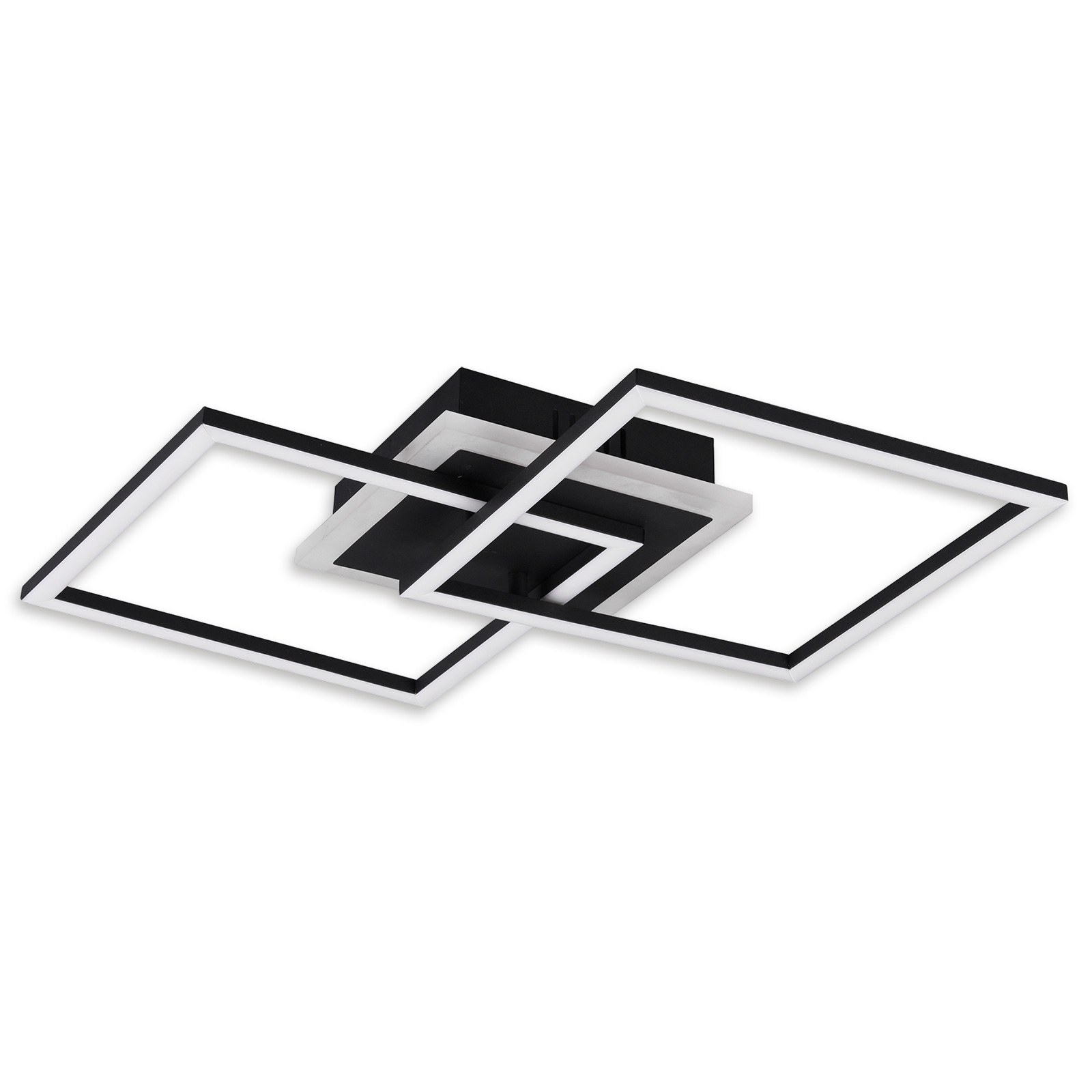 LED-Deckenlampe - schwarz matt - 57,5 cm