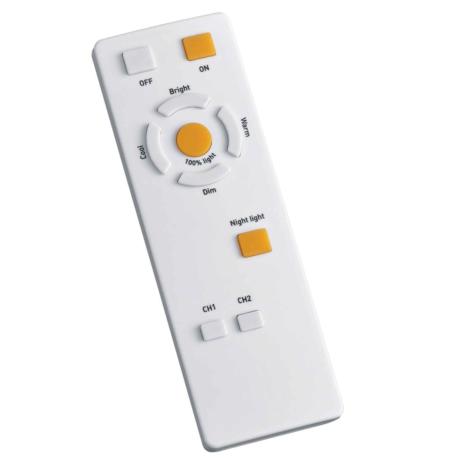 LED-Deckenlampe - weiß-chrom - dimmbar - mit Fernbedienung - Ø 85 cm