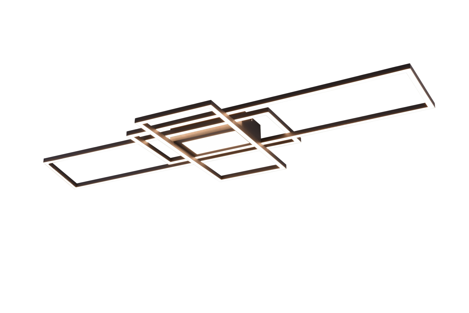 LED-Deckenleuchte - anthrazit - inklusive Fernbedienung