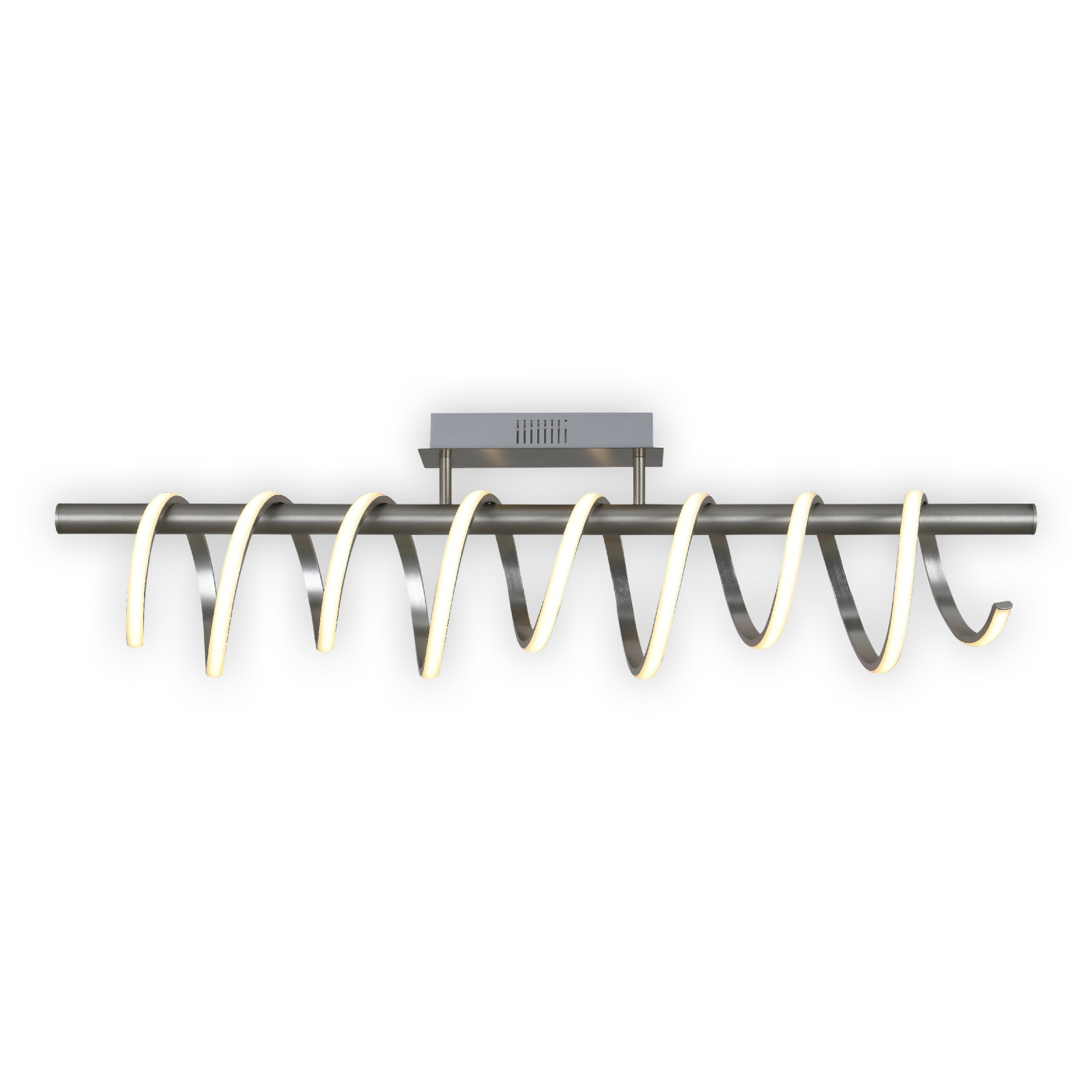 LED-Deckenleuchte BELLEZA - Nickel - dimmbar