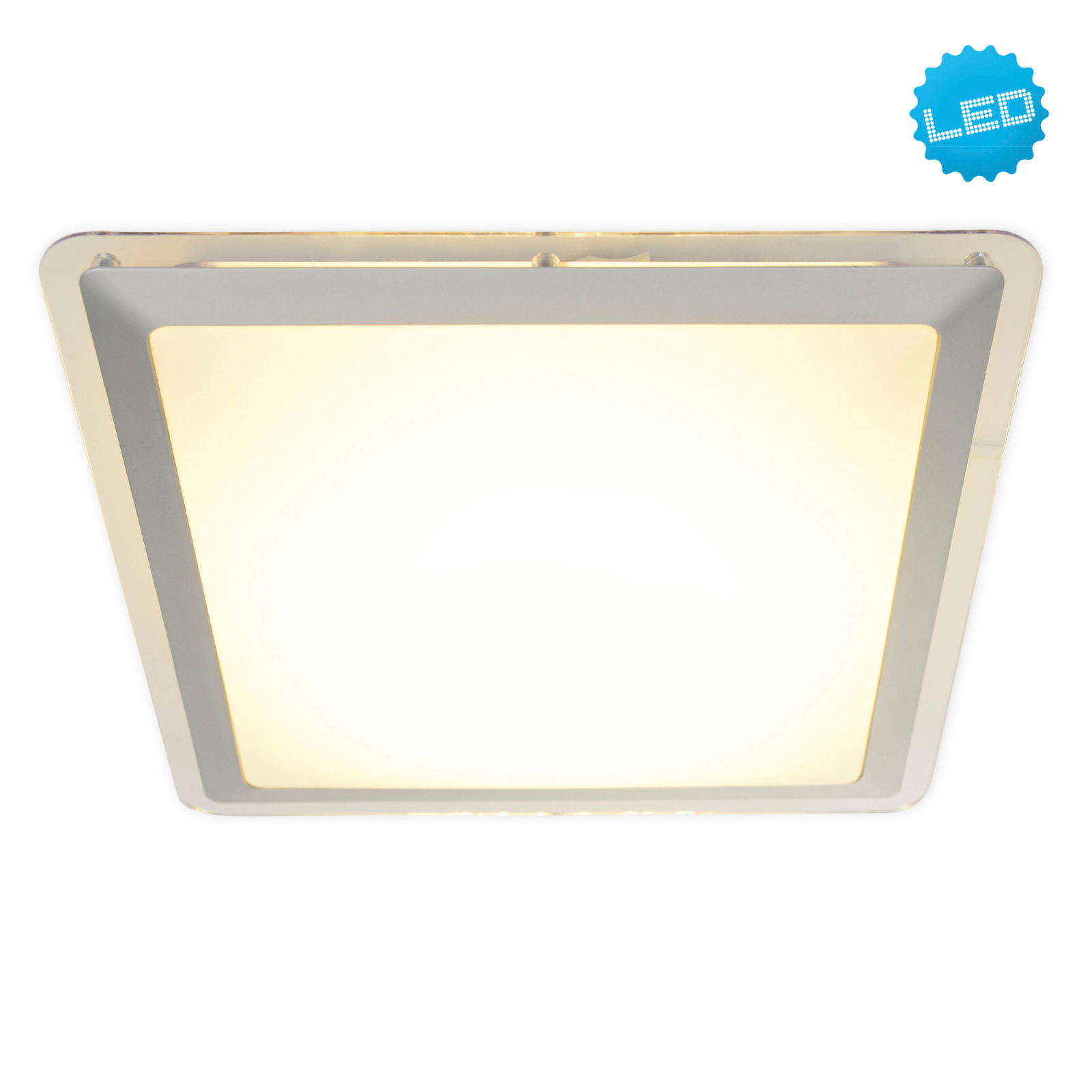 LED-Deckenleuchte BRADFORT - silber - 33,5 cm